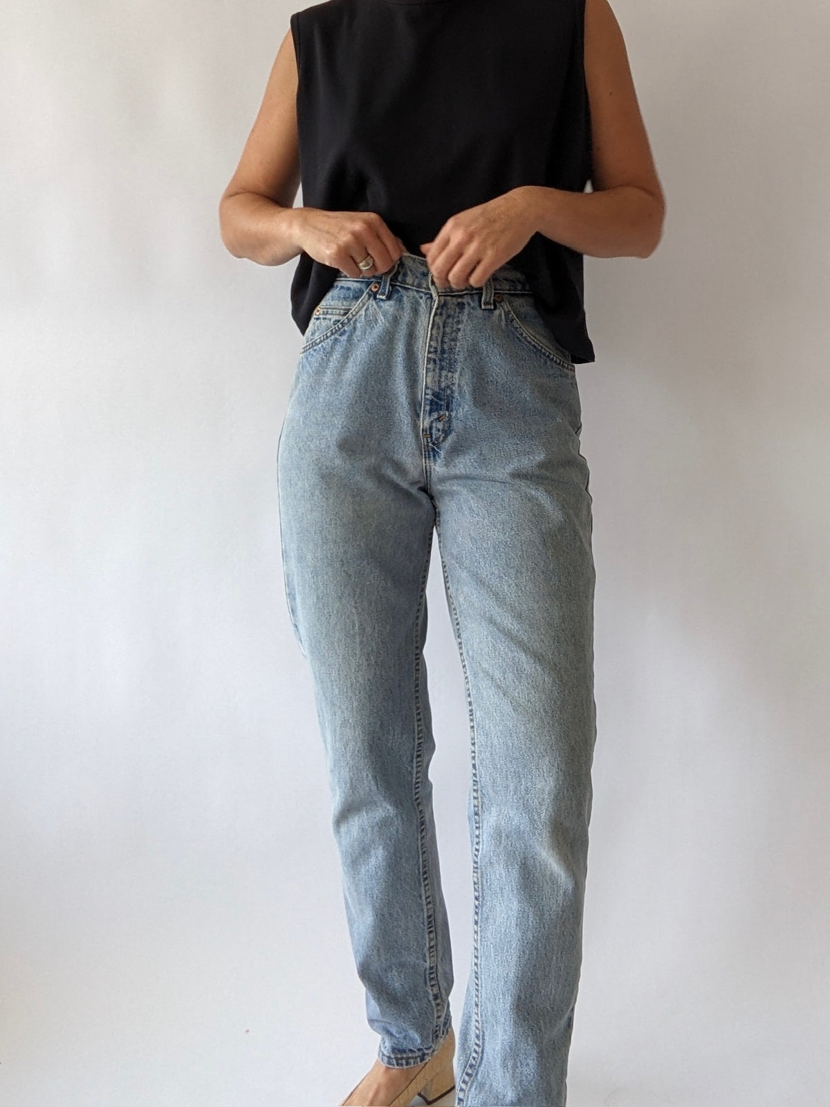Vintage Levi's 921 Orange Tab Jeans
