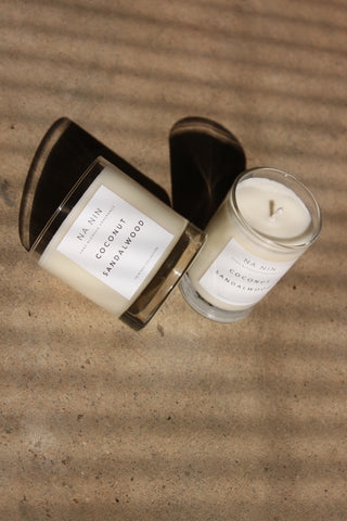 Coconut & Sandalwood Candle / Available in Multiple Sizes