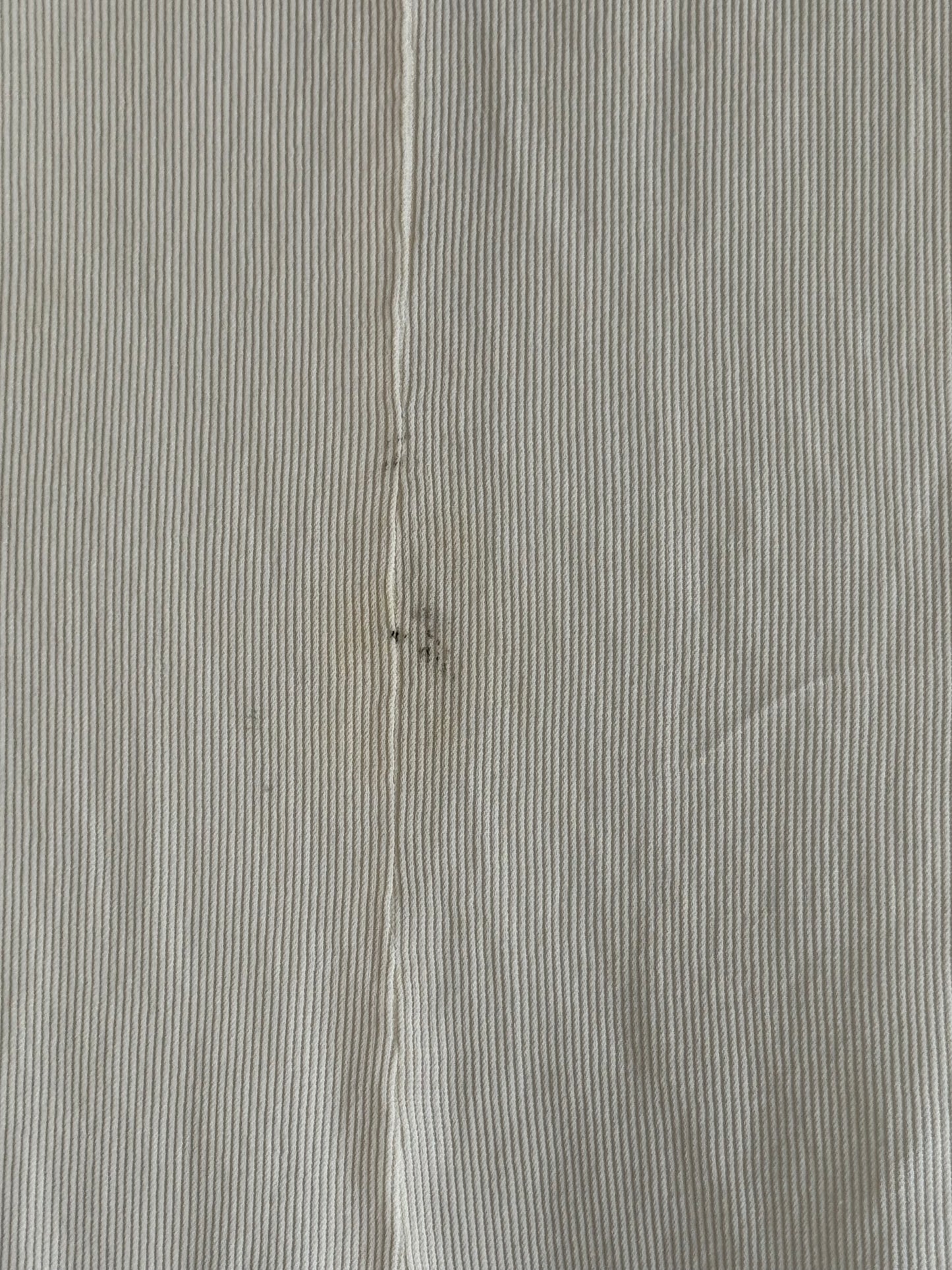 Vintage Cream Ribbed Silk Blazer