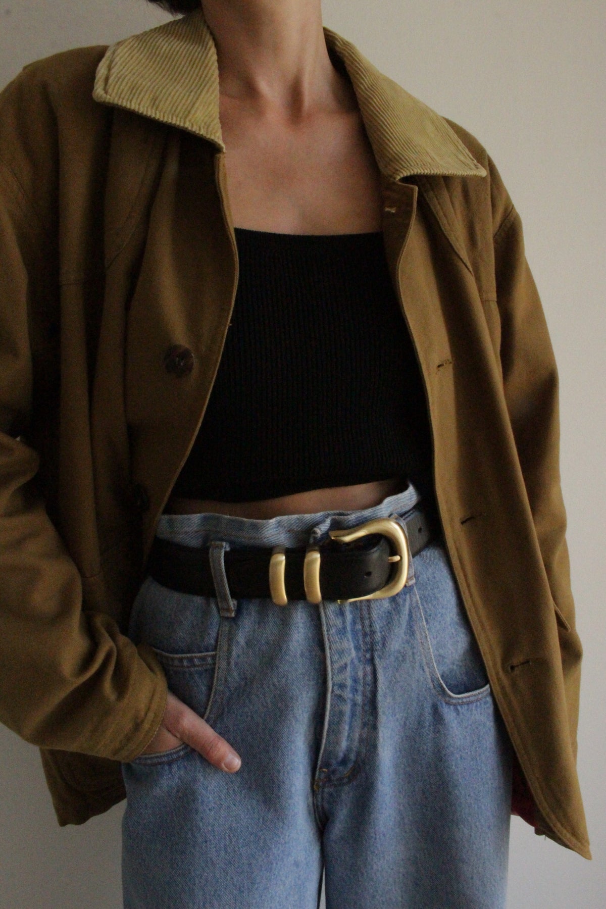 Vintage Orvis Olive Canvas Chore Coat