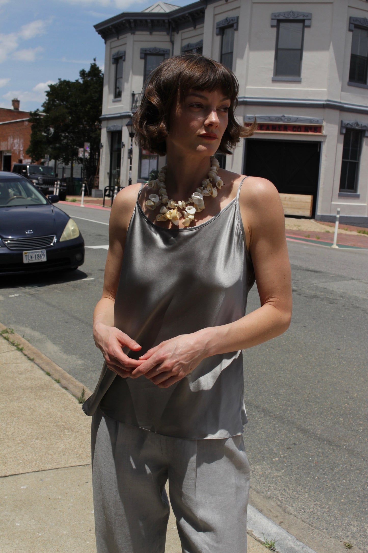Vintage Statement Shell Necklace