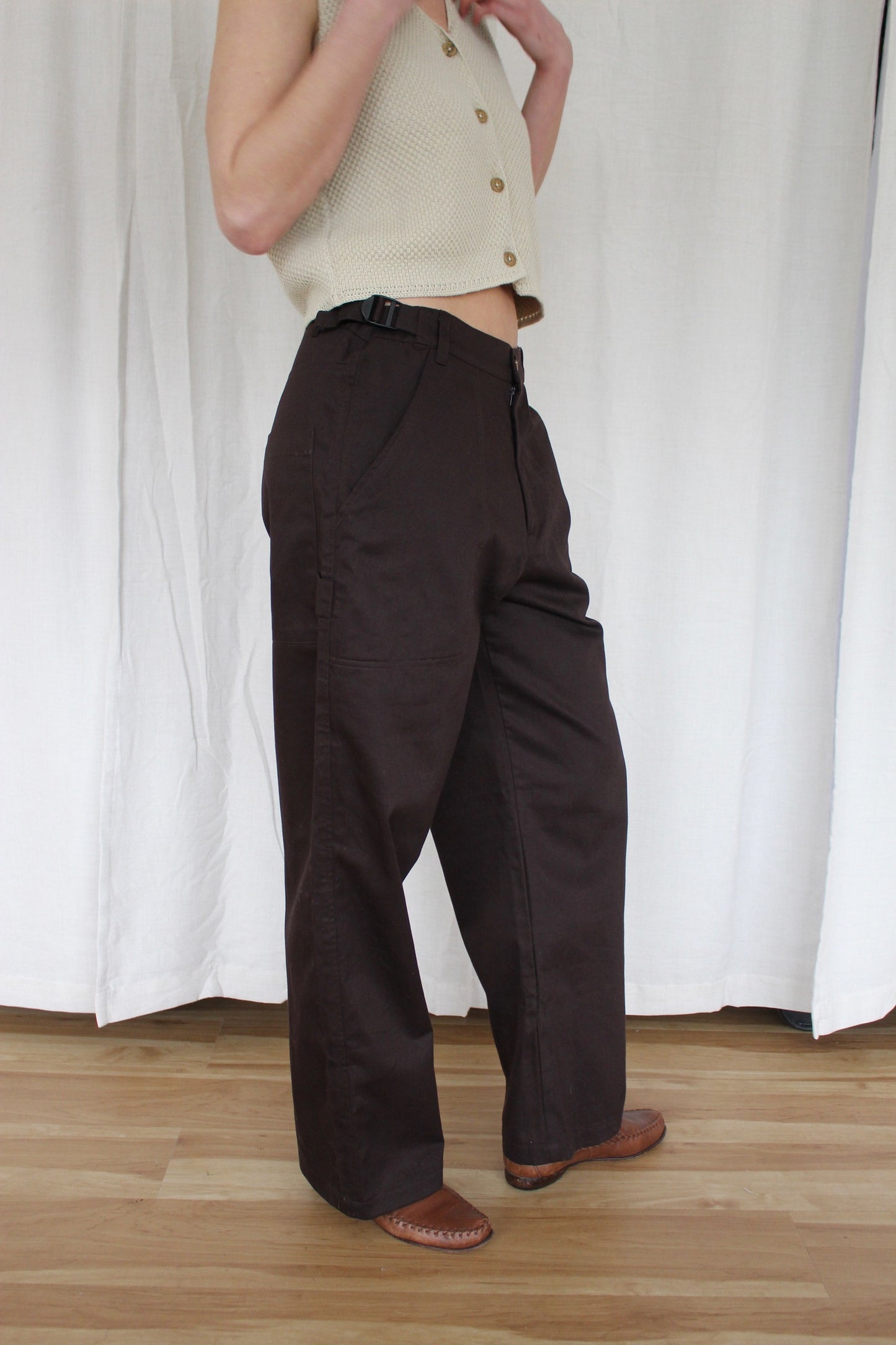 Ingrid Cotton Twill Carpenter Pant