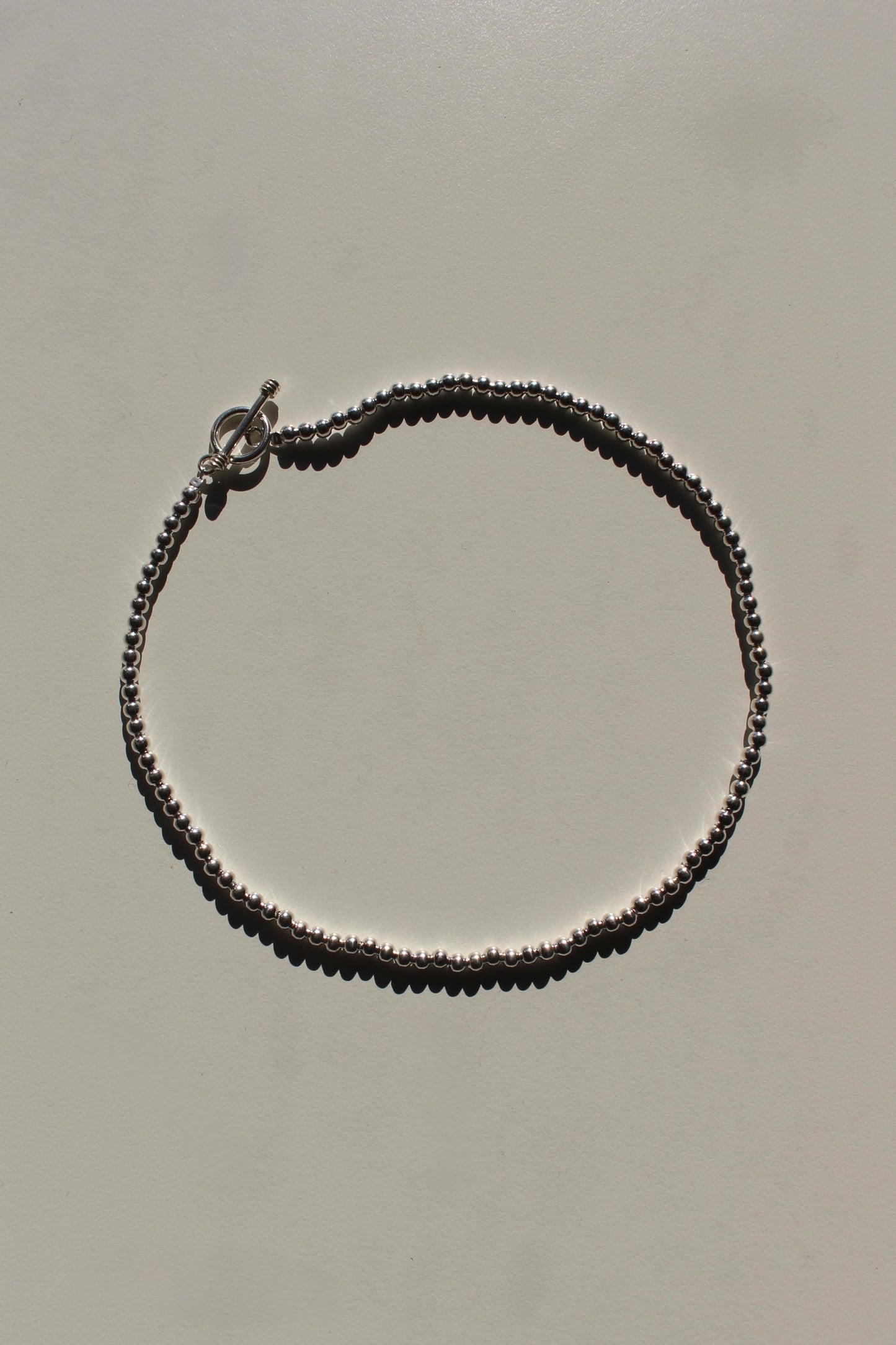 Lottie Sterling Silver Beaded Necklace