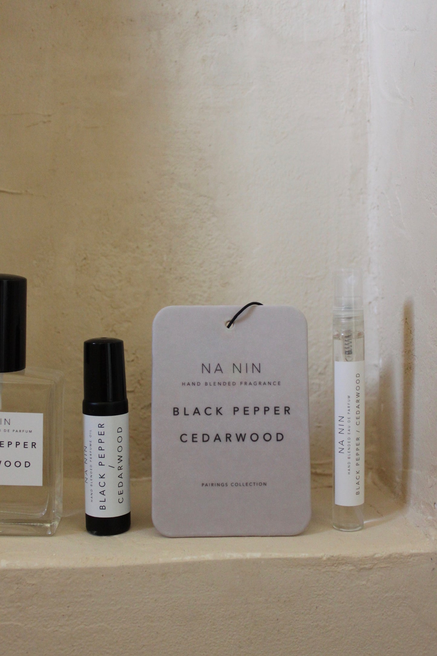 Black Pepper & Cedarwood Fragrance Card