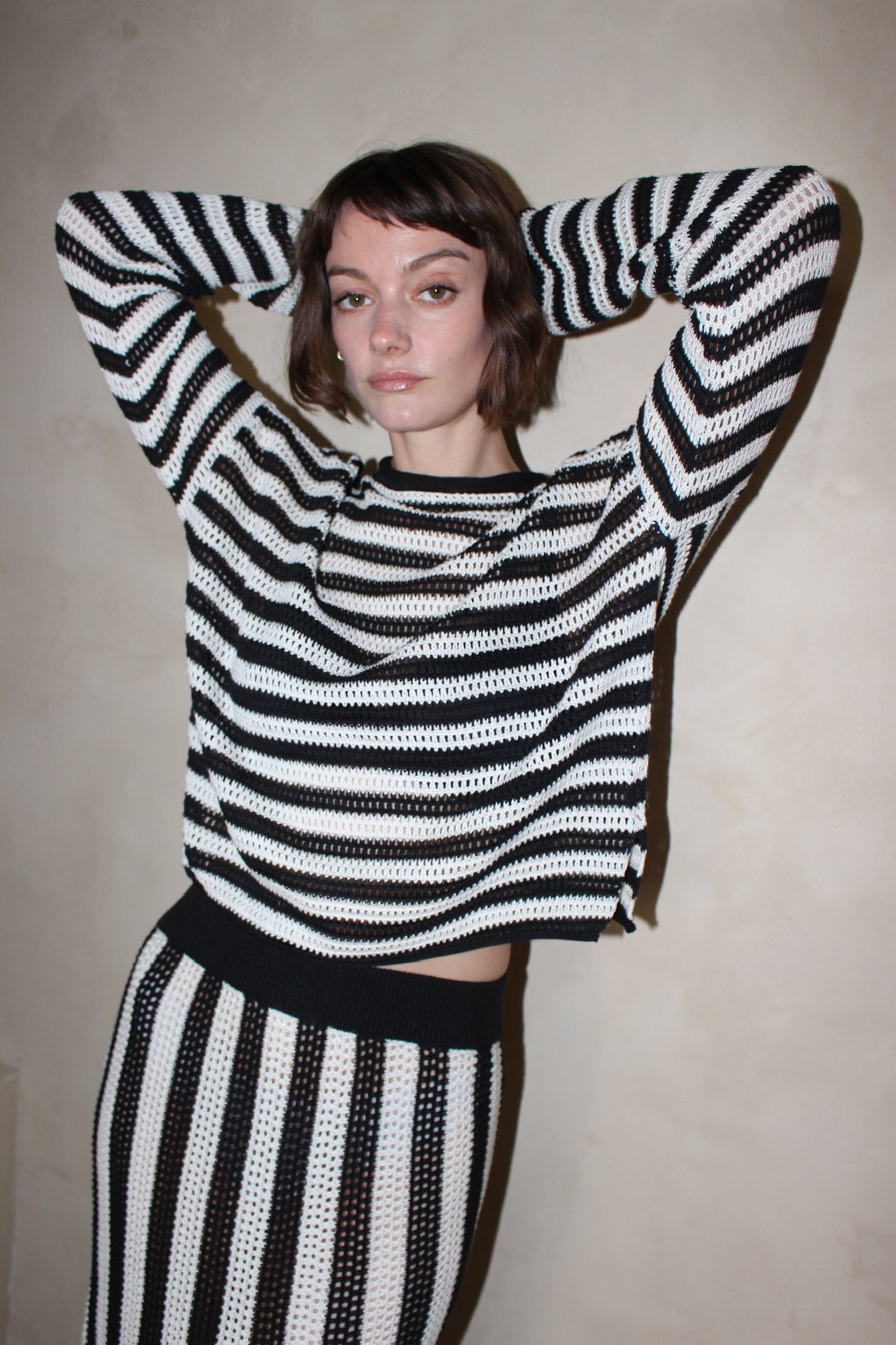 Leilani Sweater Openwork Knit