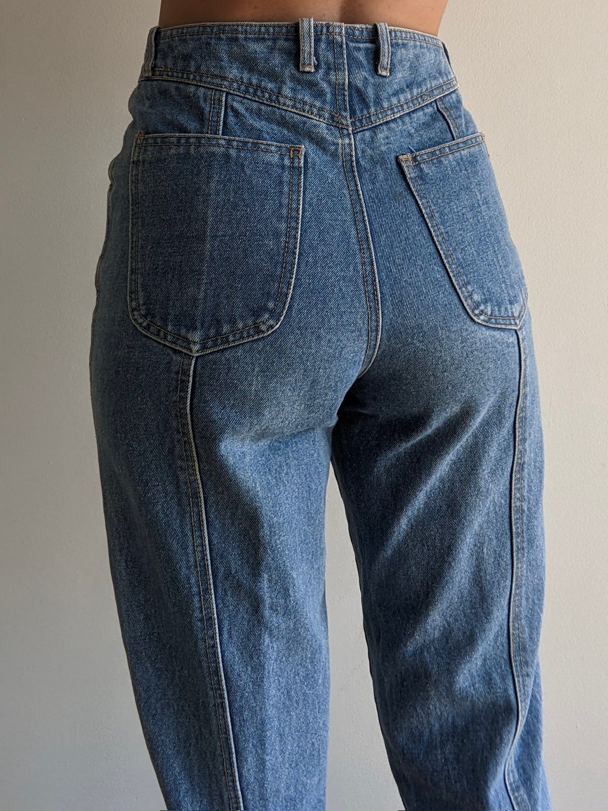 90s Cropped Blue Denim