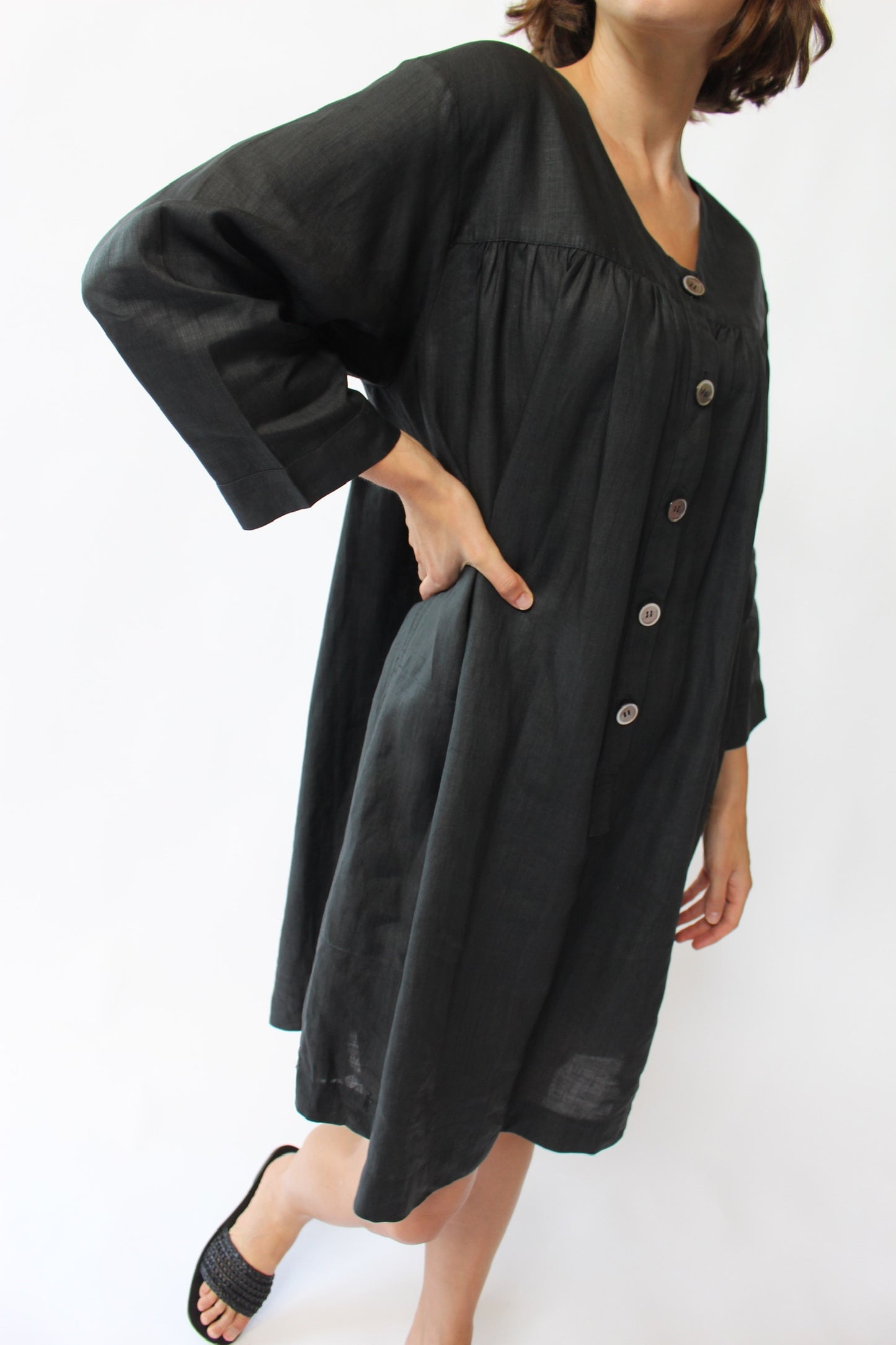 Vintage Henri Bendel Linen Easy Dress