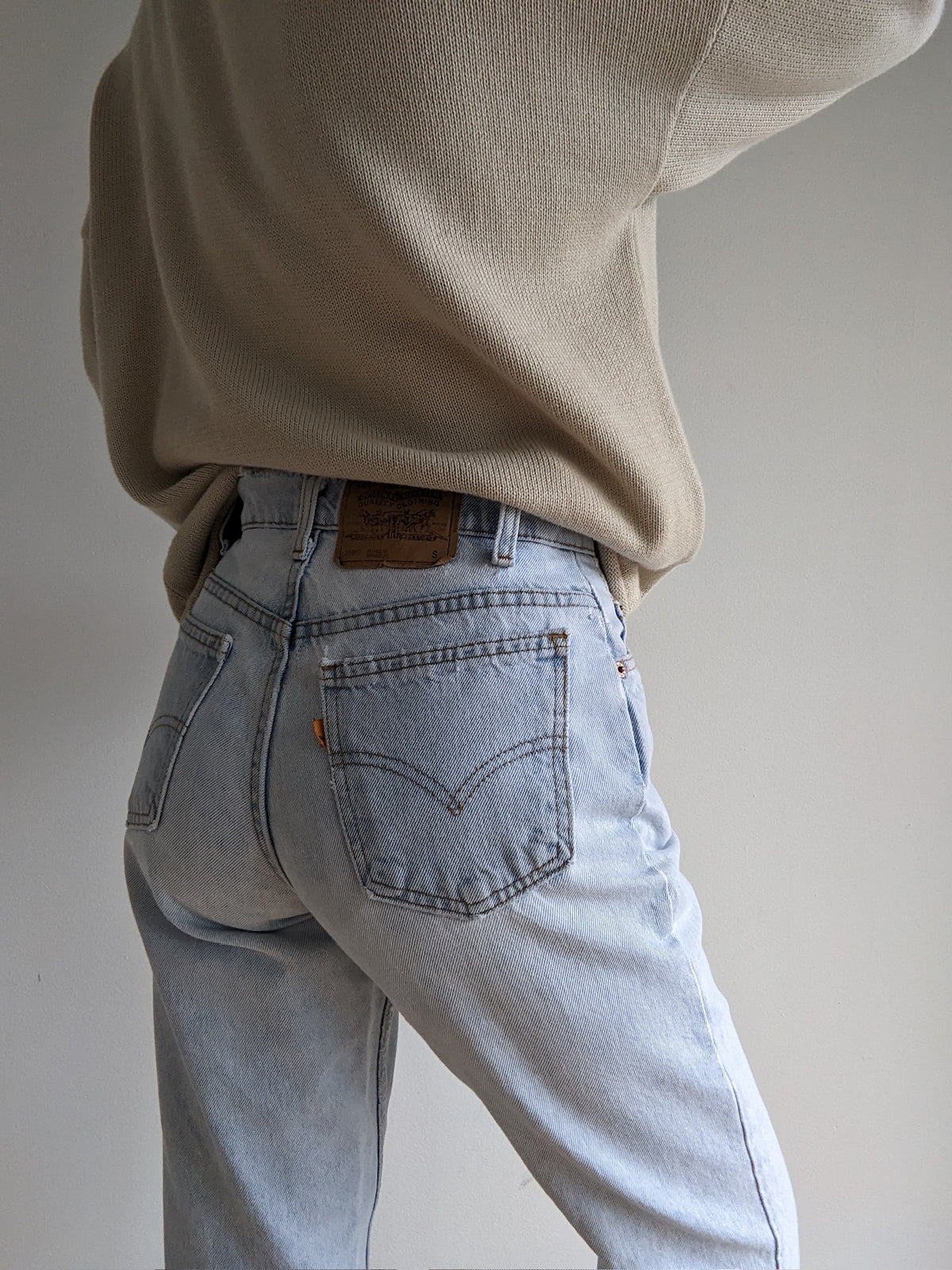 Vintage Levi's 951 Orange Tab Jeans