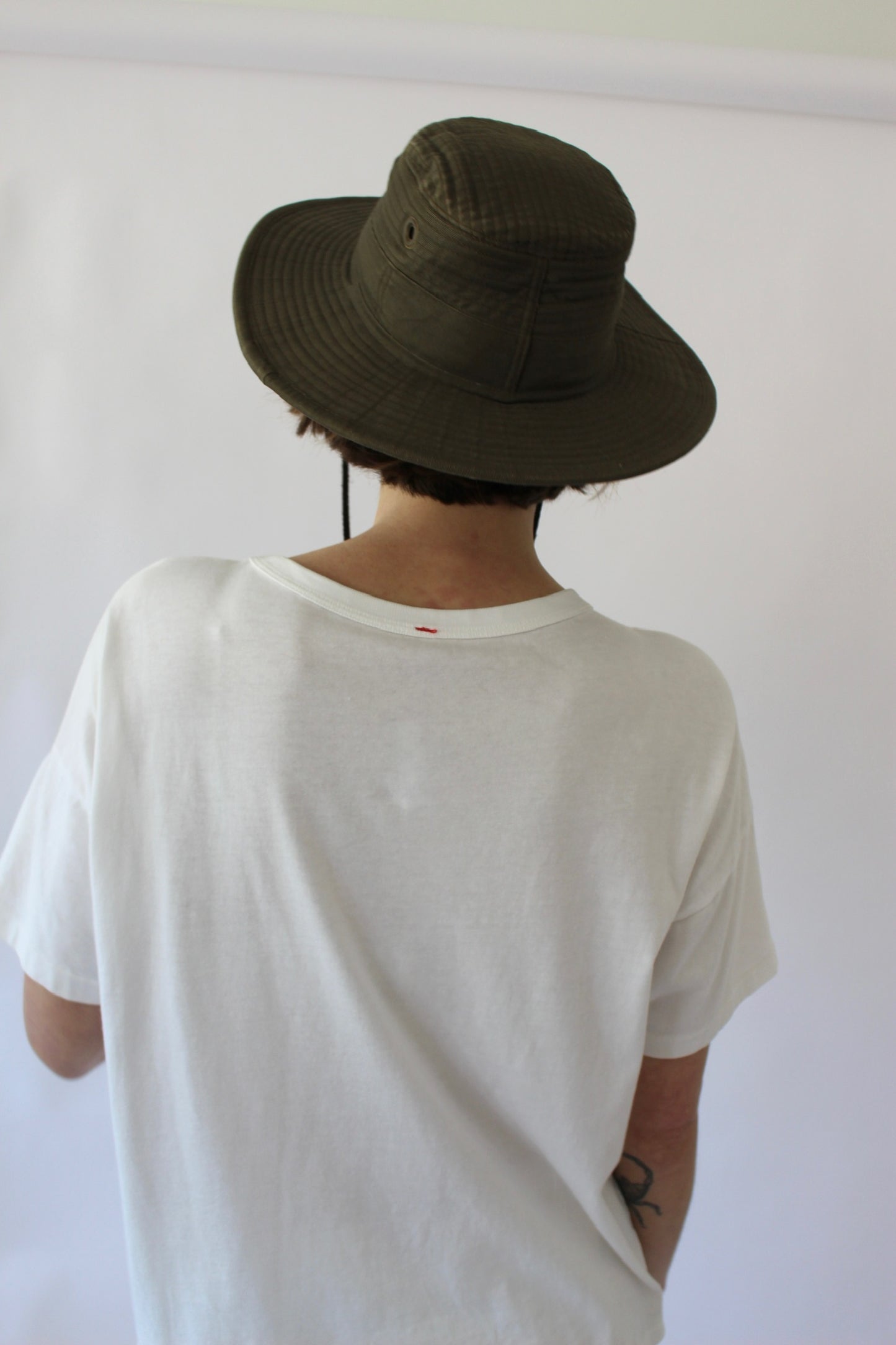 Vintage Ribbed Cotton Canvas Hat