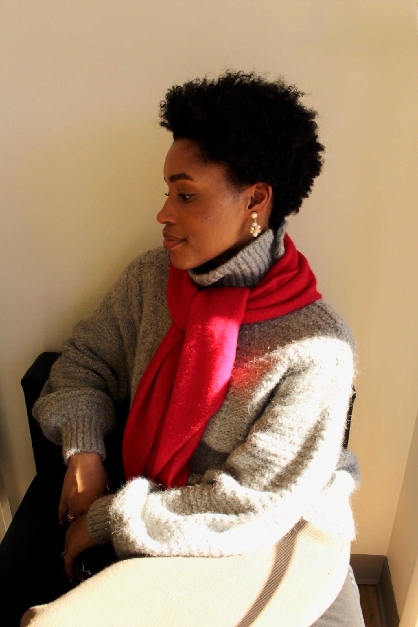 Vintage Clusterd Faux Seed Pearl Drop Earrings