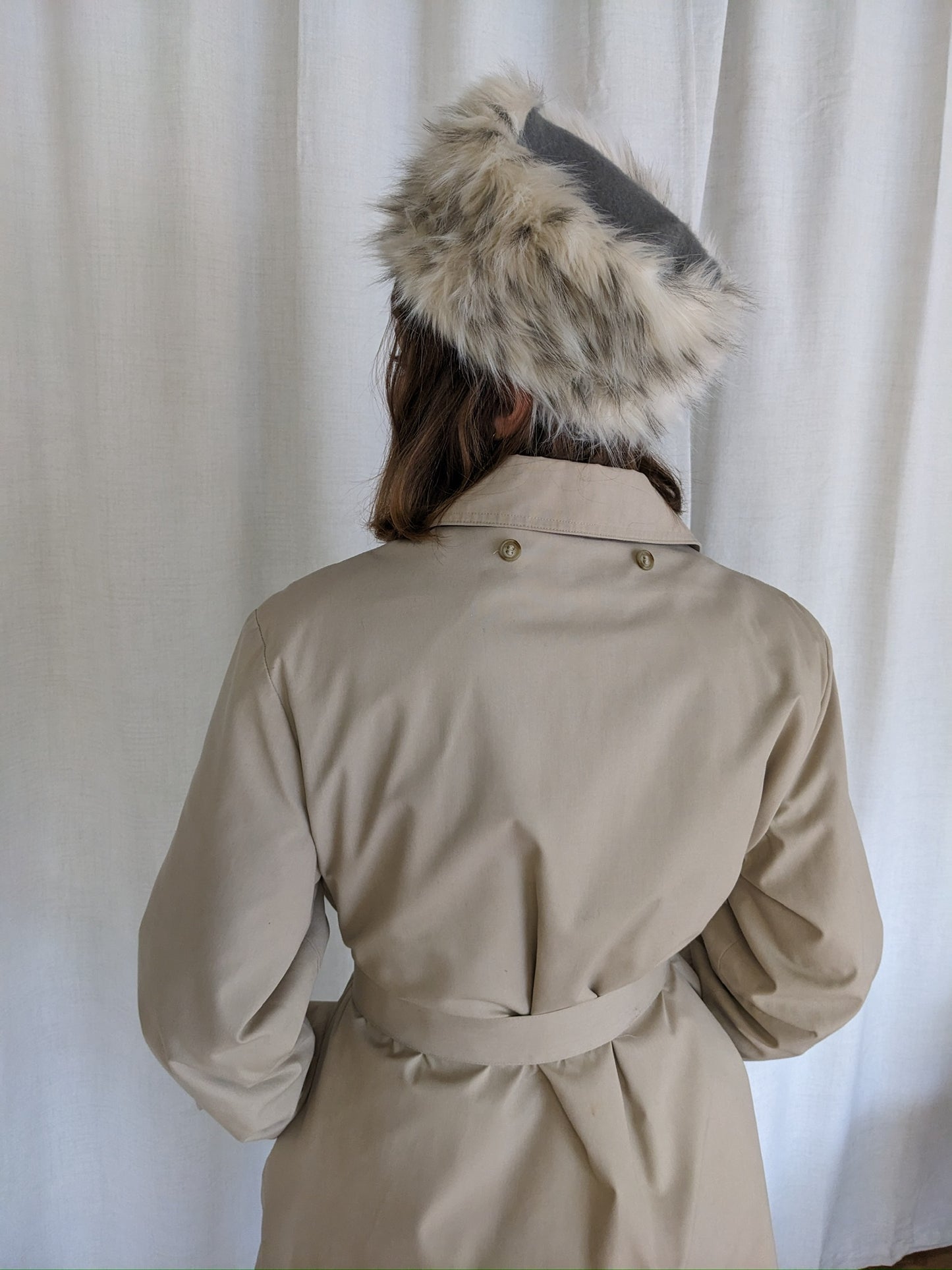 Lovely Vintage Faux Fur Hat