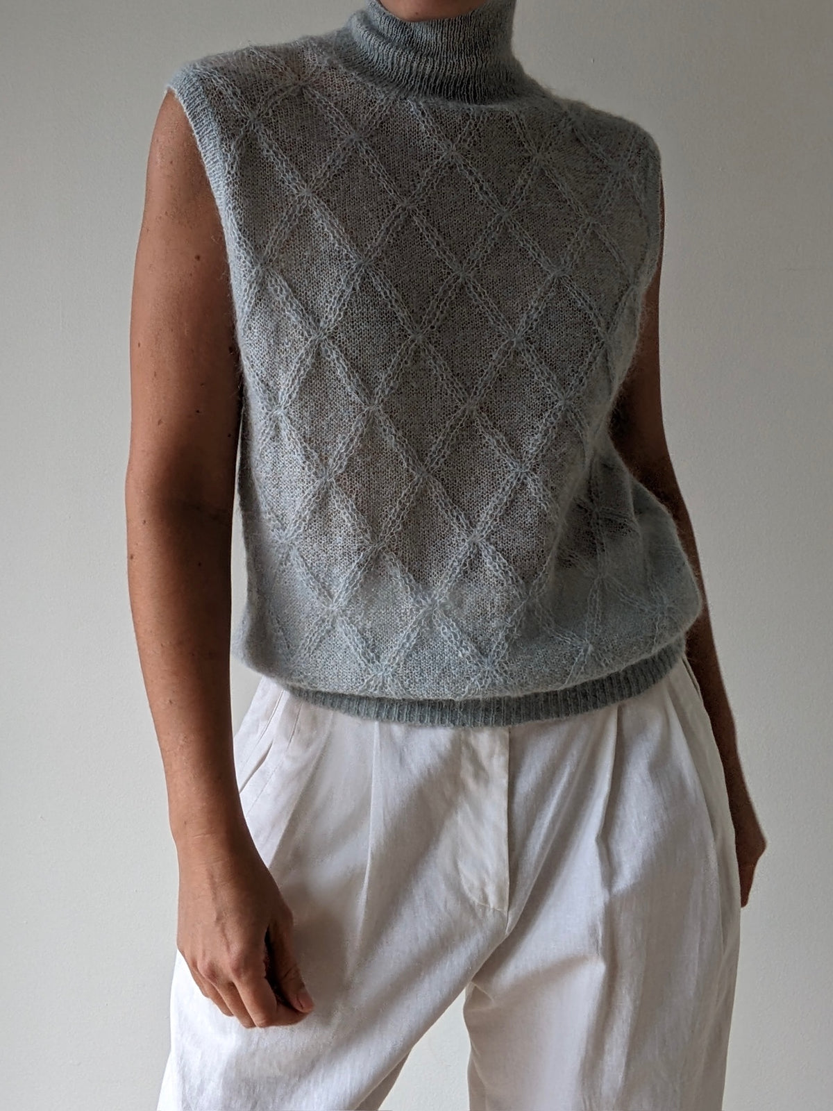 Vintage Calvin Klein Sleeveless Mohair Top