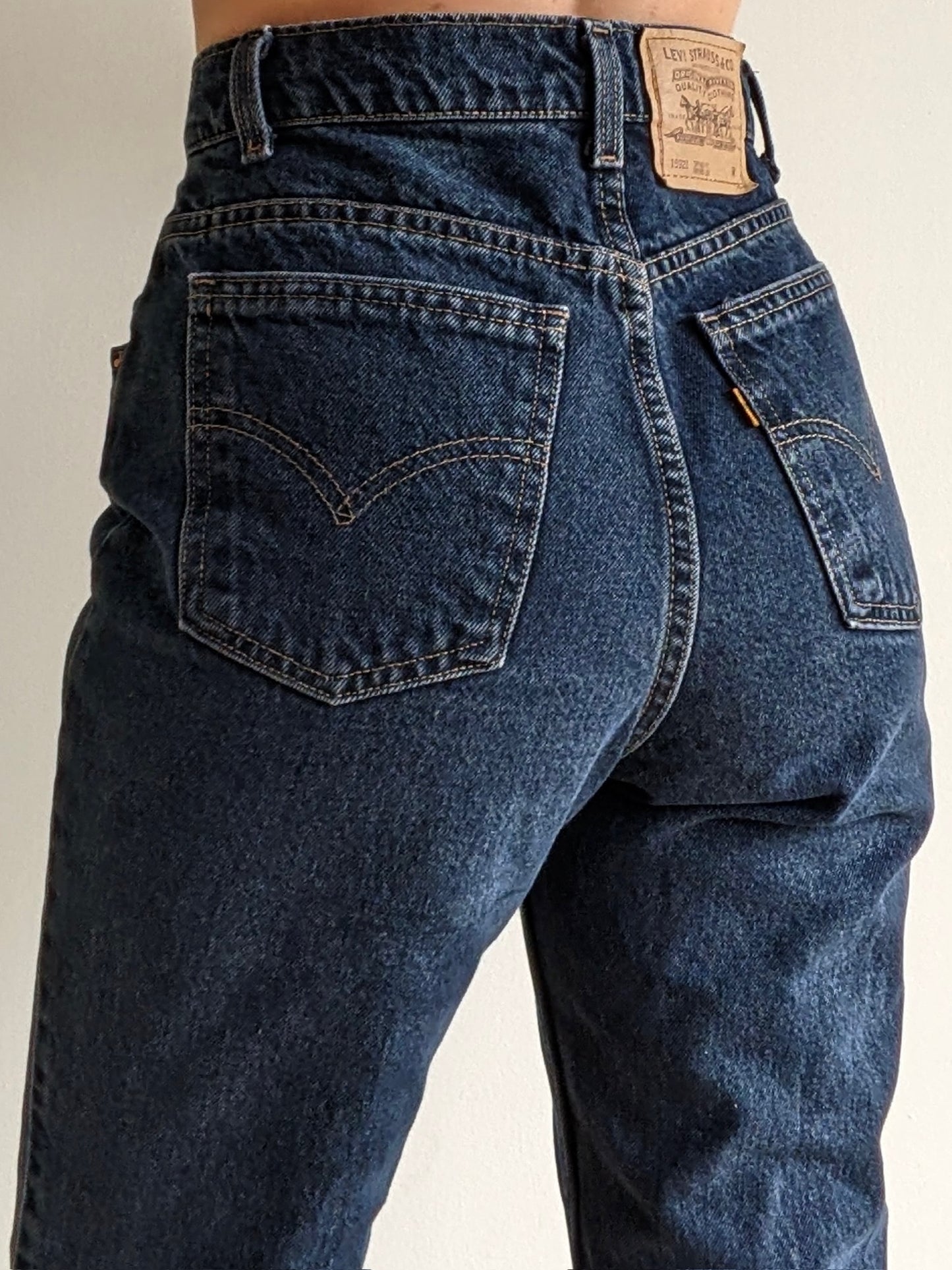 Vintage Levi's Dark Wash Orange Tab Denim