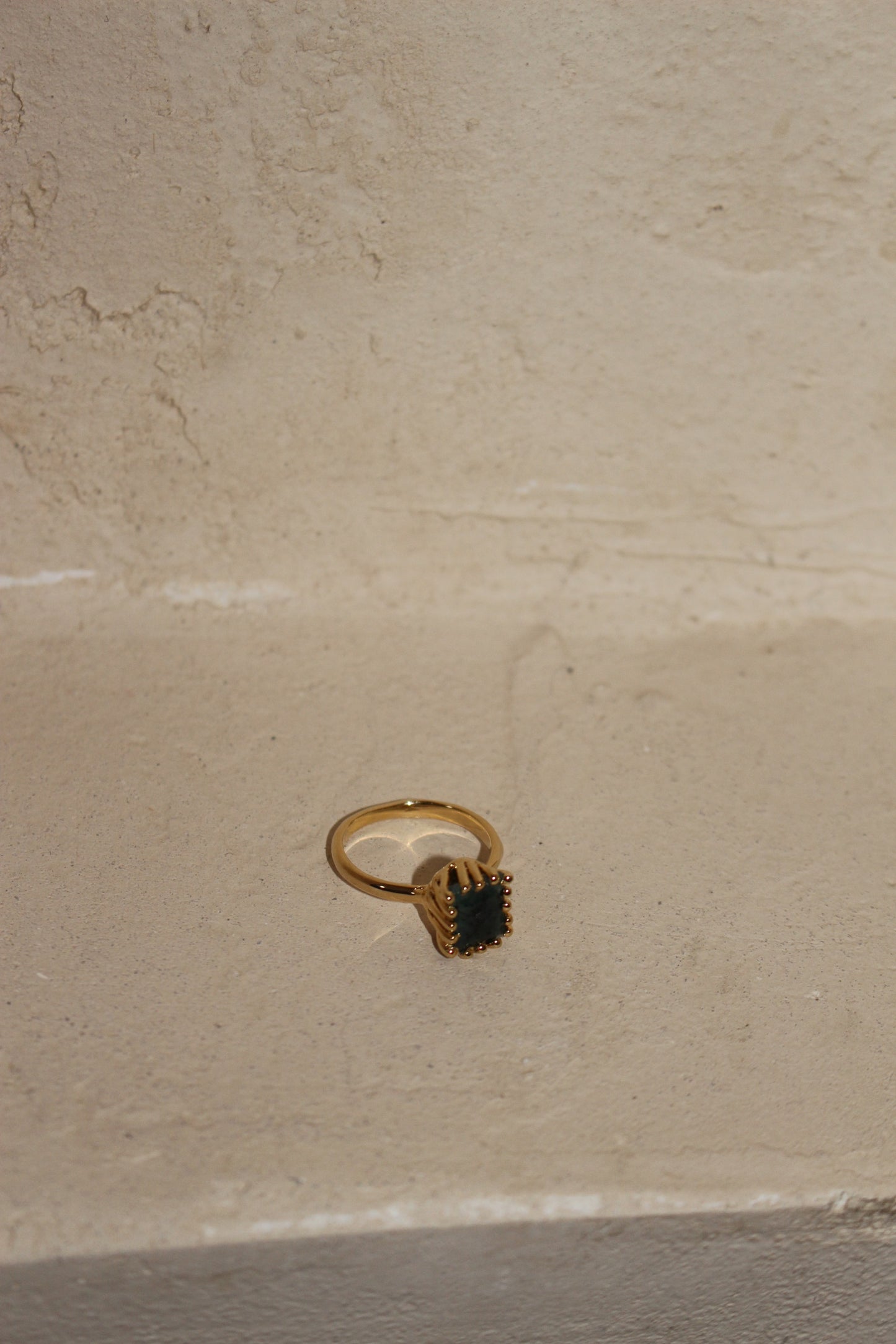 Ramona Raw Emerald Ring