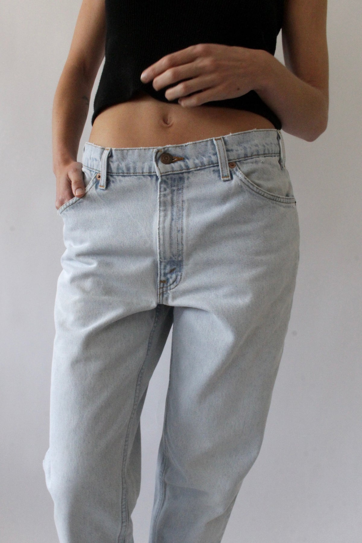 Vintage Levi's 550 Orange Tab Jeans