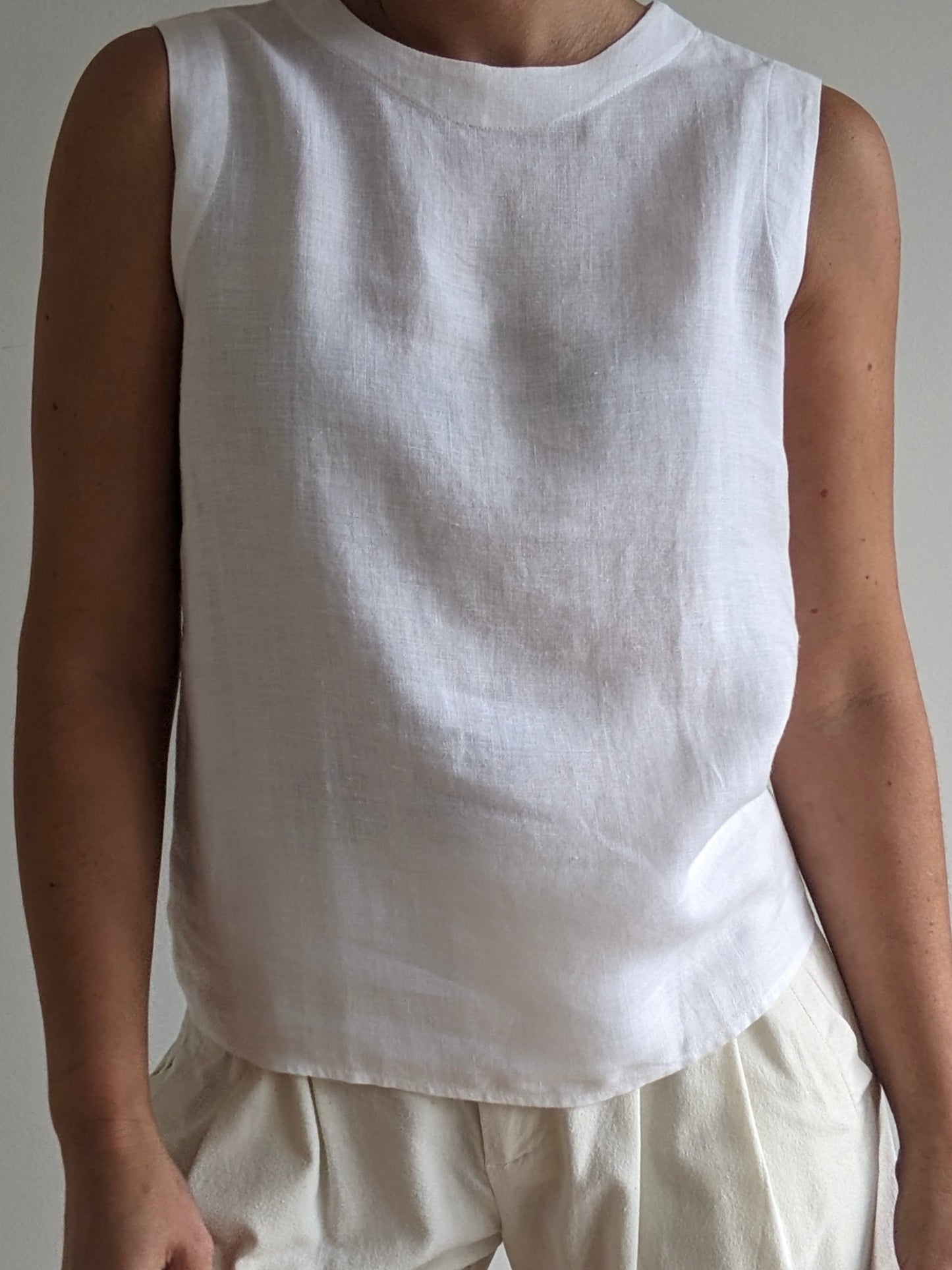 Vintage Cloud Linen Tank