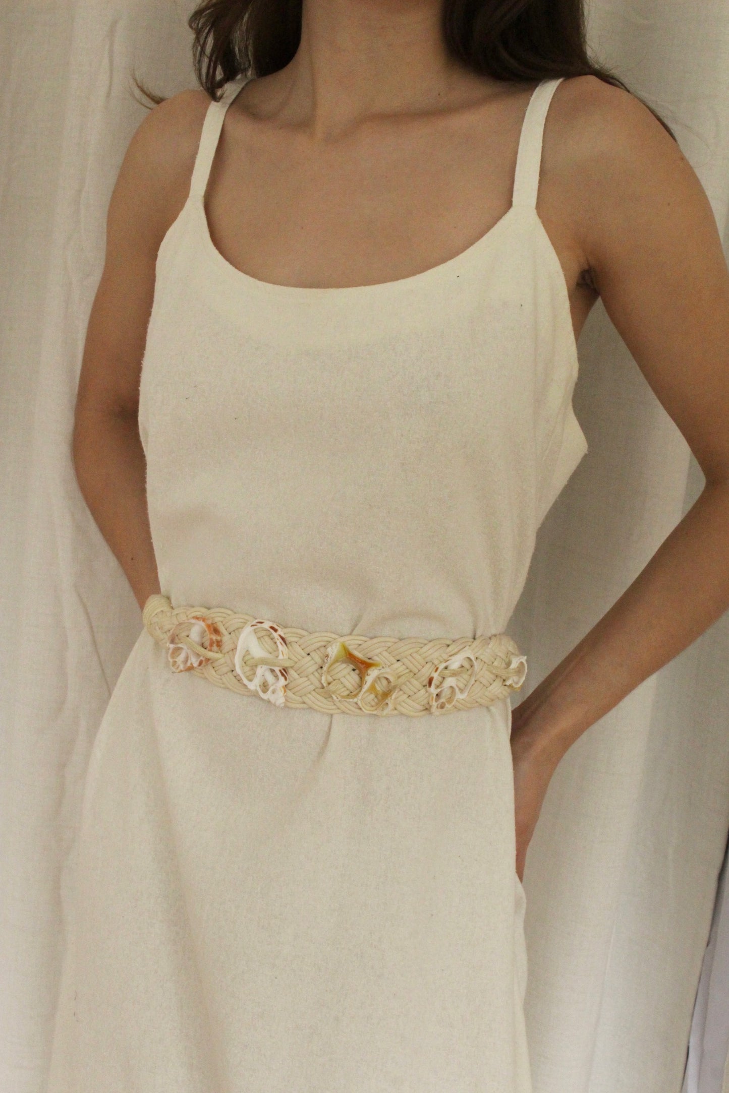 Vintage Macrame Shell Belt