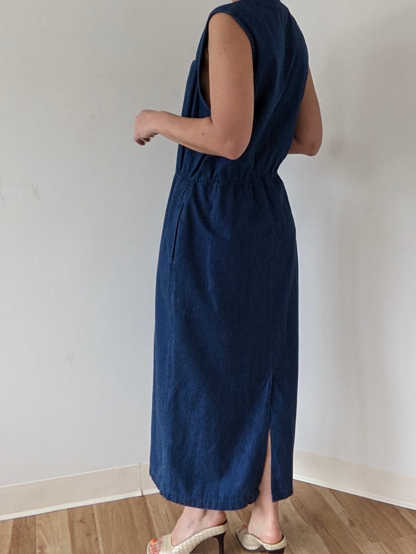 Sweet Vintage Denim Market Dress
