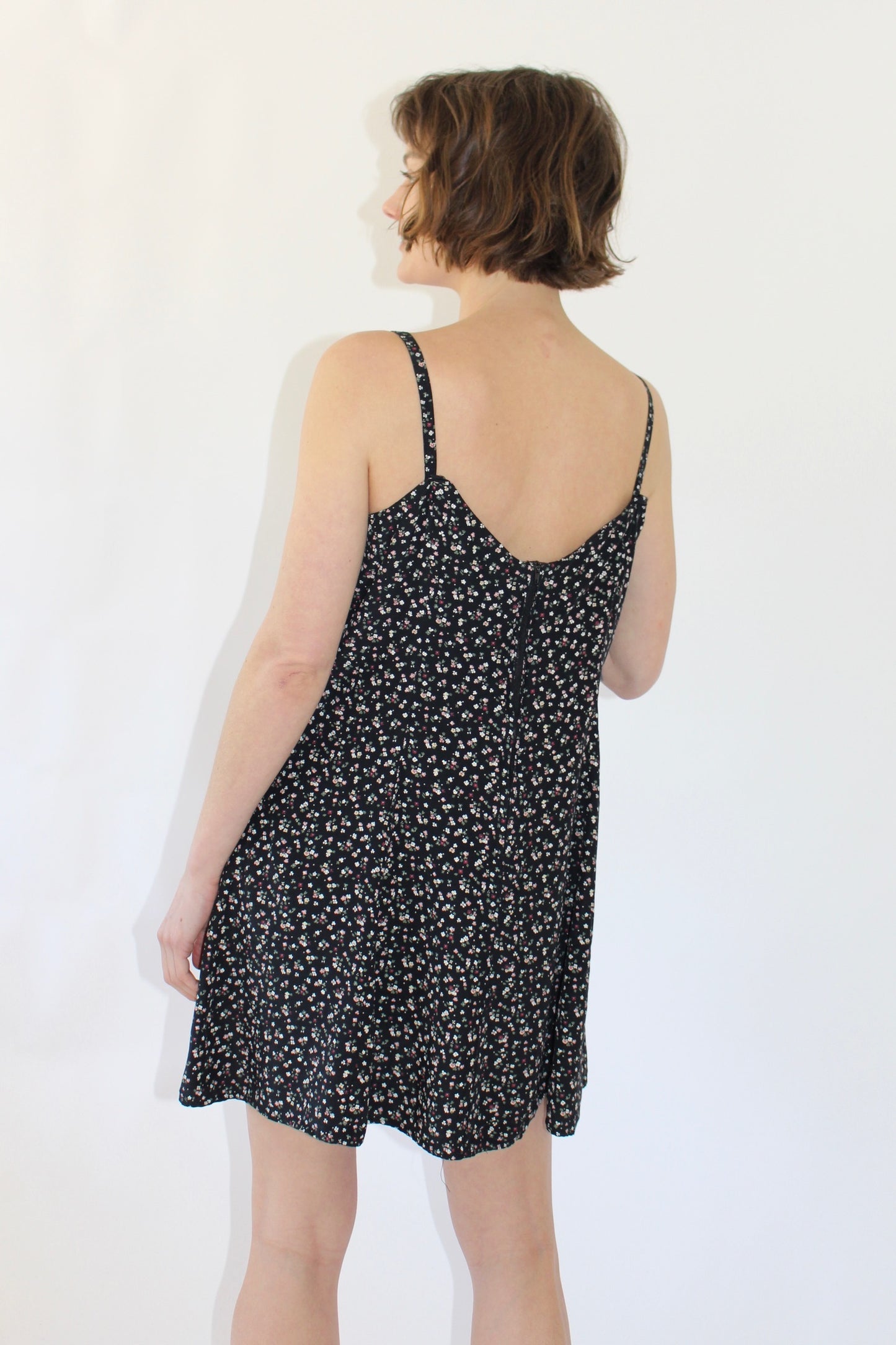 90s Floral Mini Dress