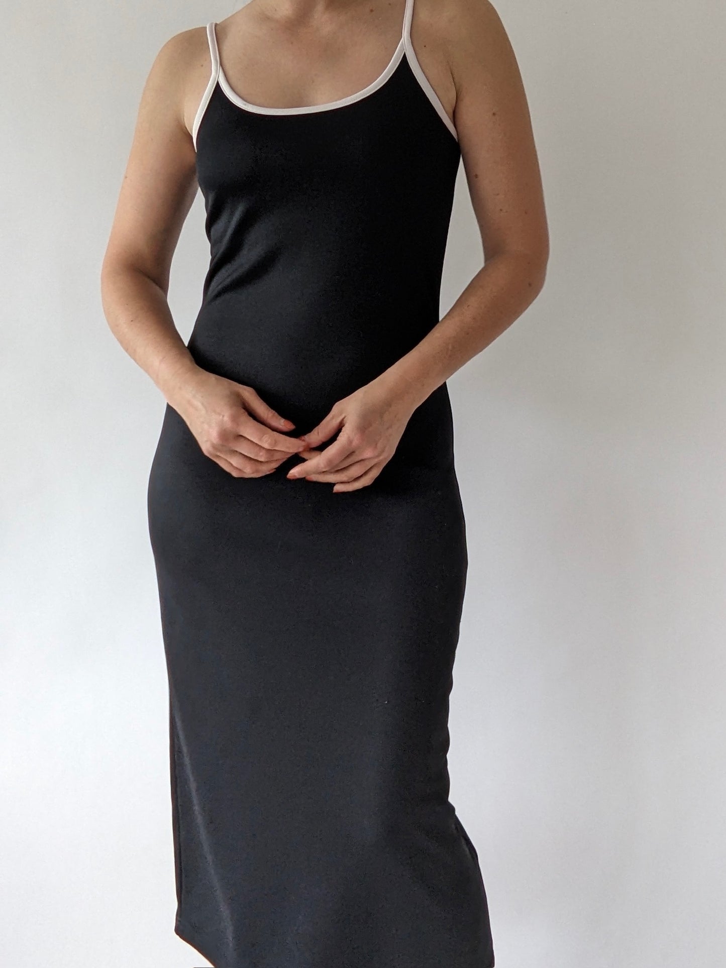 90s Two-Toned Tank Dress
