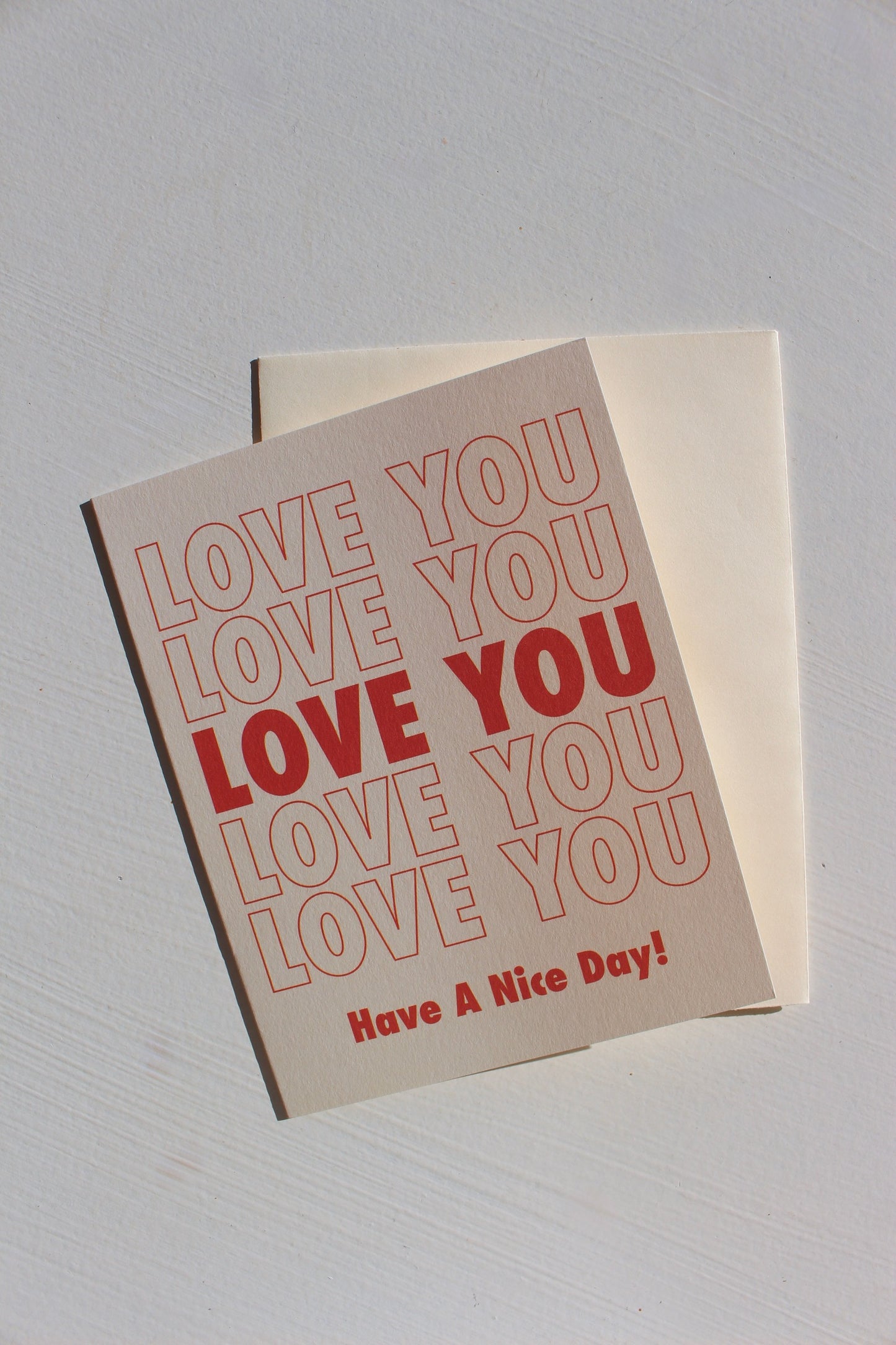 Grocery Bag Love Card