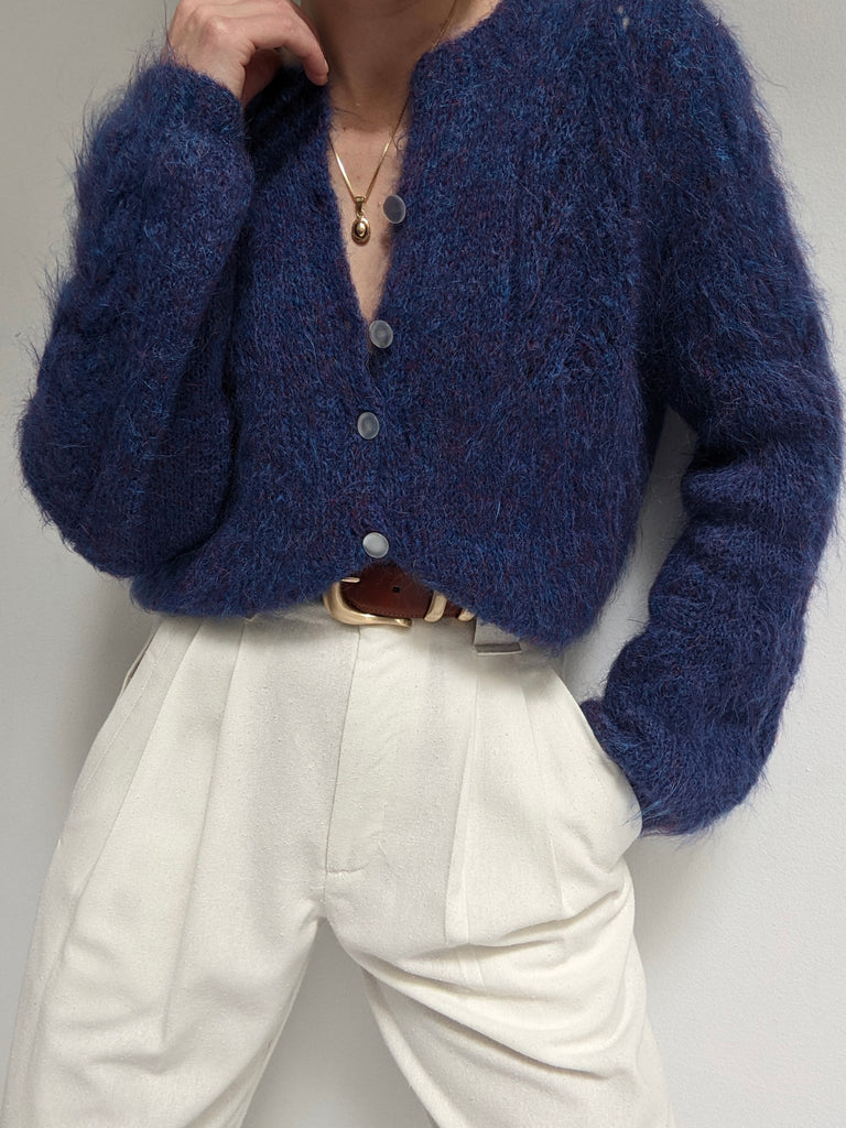 Favorite Vintage Fuzzy Mohair Cardigan – NA NIN