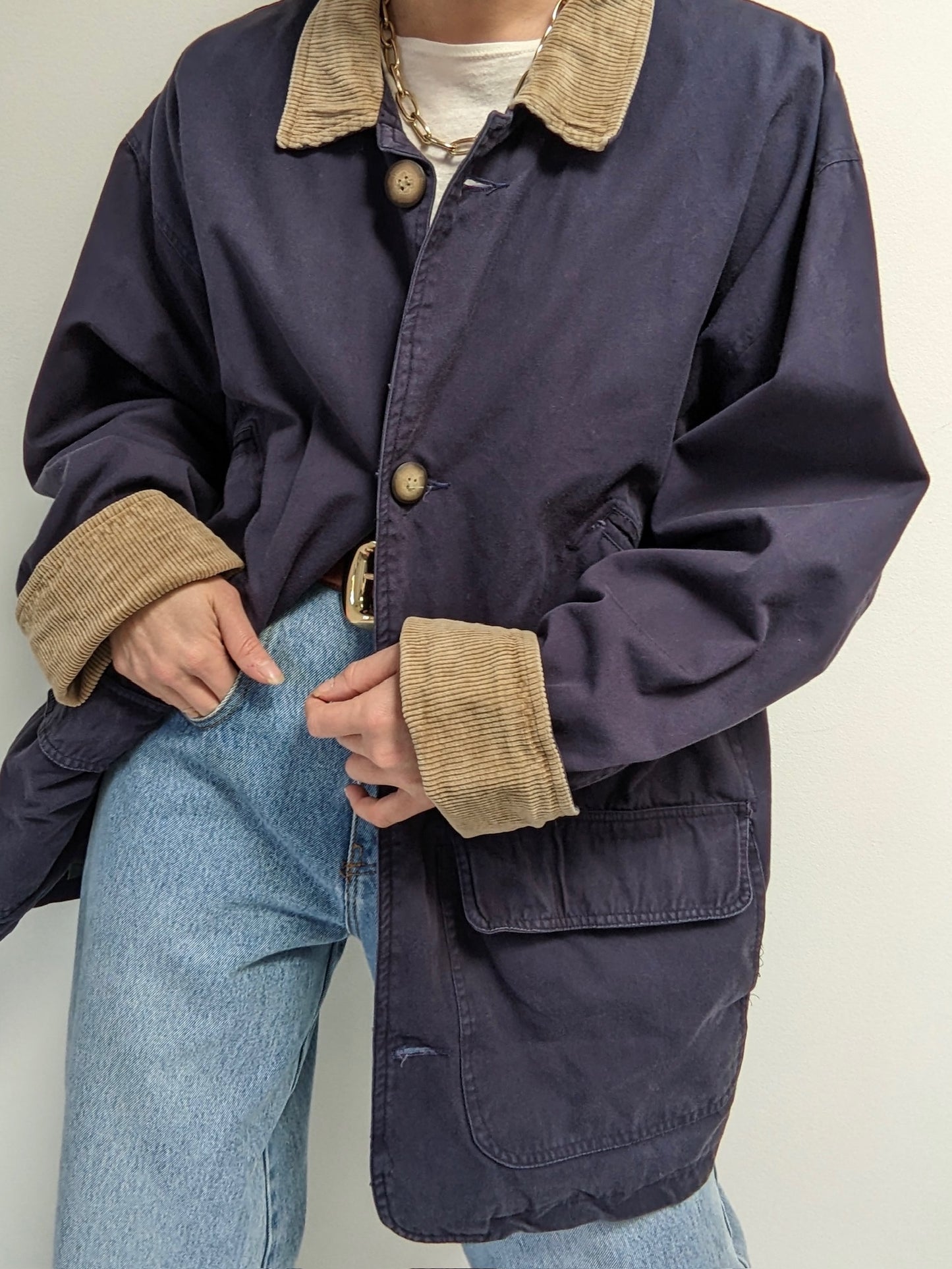 Vintage Navy Chore Coat