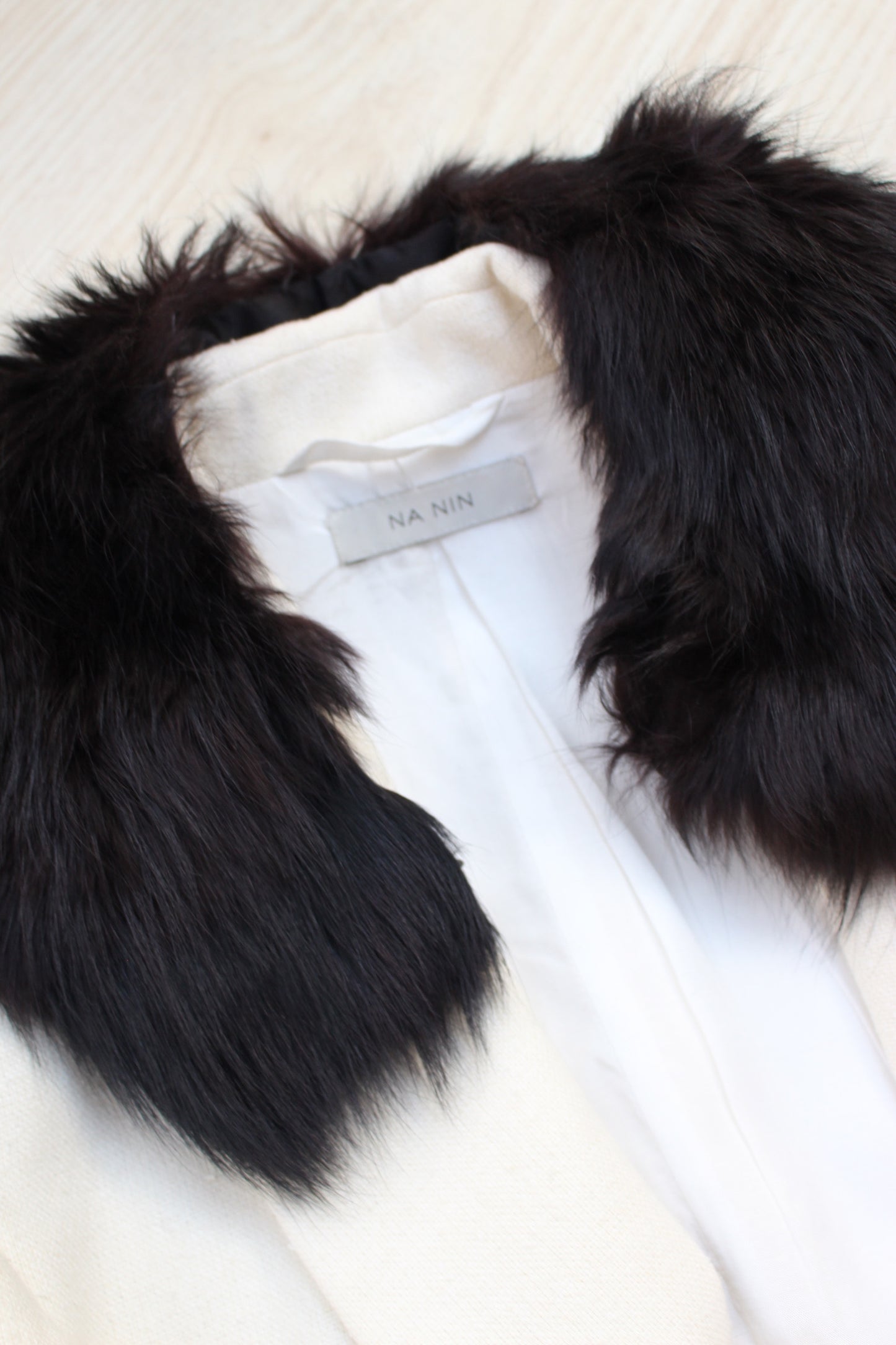Vintage Espresso Fur Collar