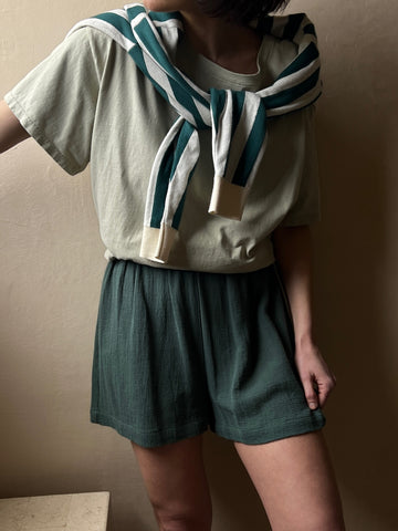 Na Nin Chloe Waffled Cotton Shorts / Available in Multiple Colors