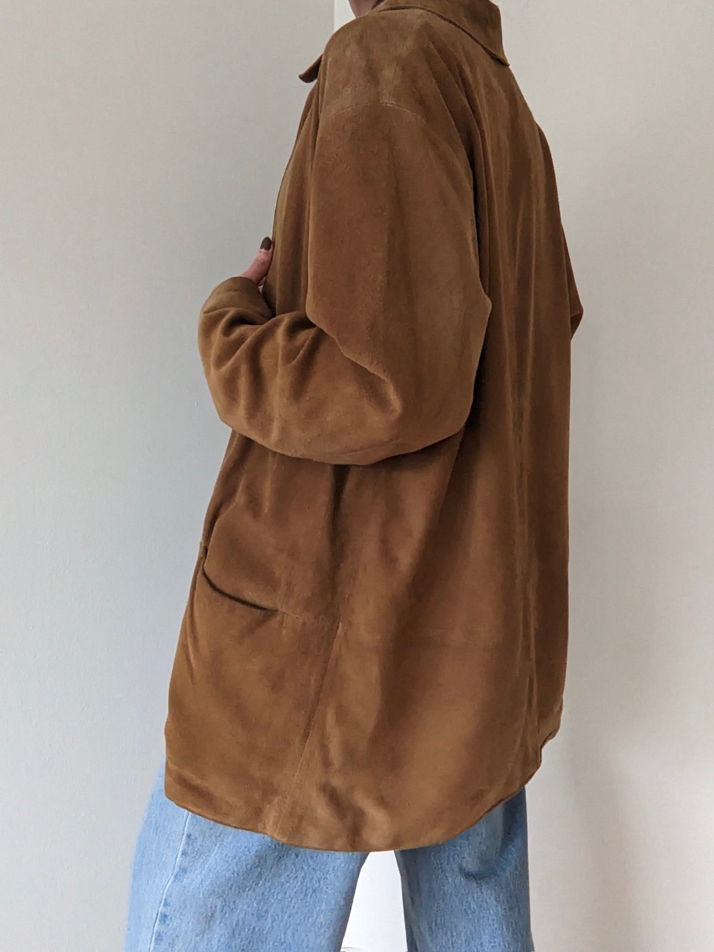 Luxuriously Soft Vintage Suede Jacket