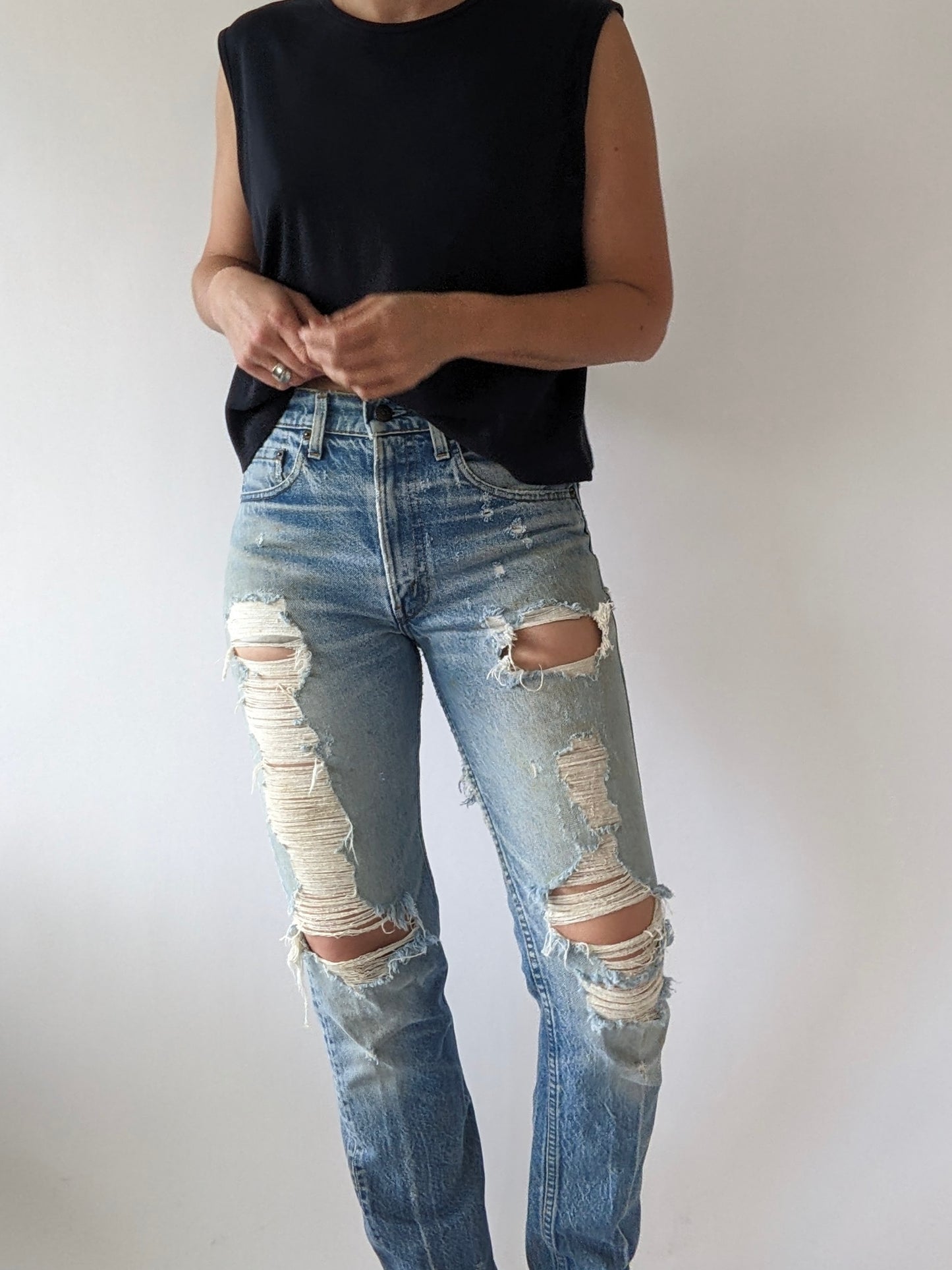 Vintage Levi's Ultra-Distressed Denim