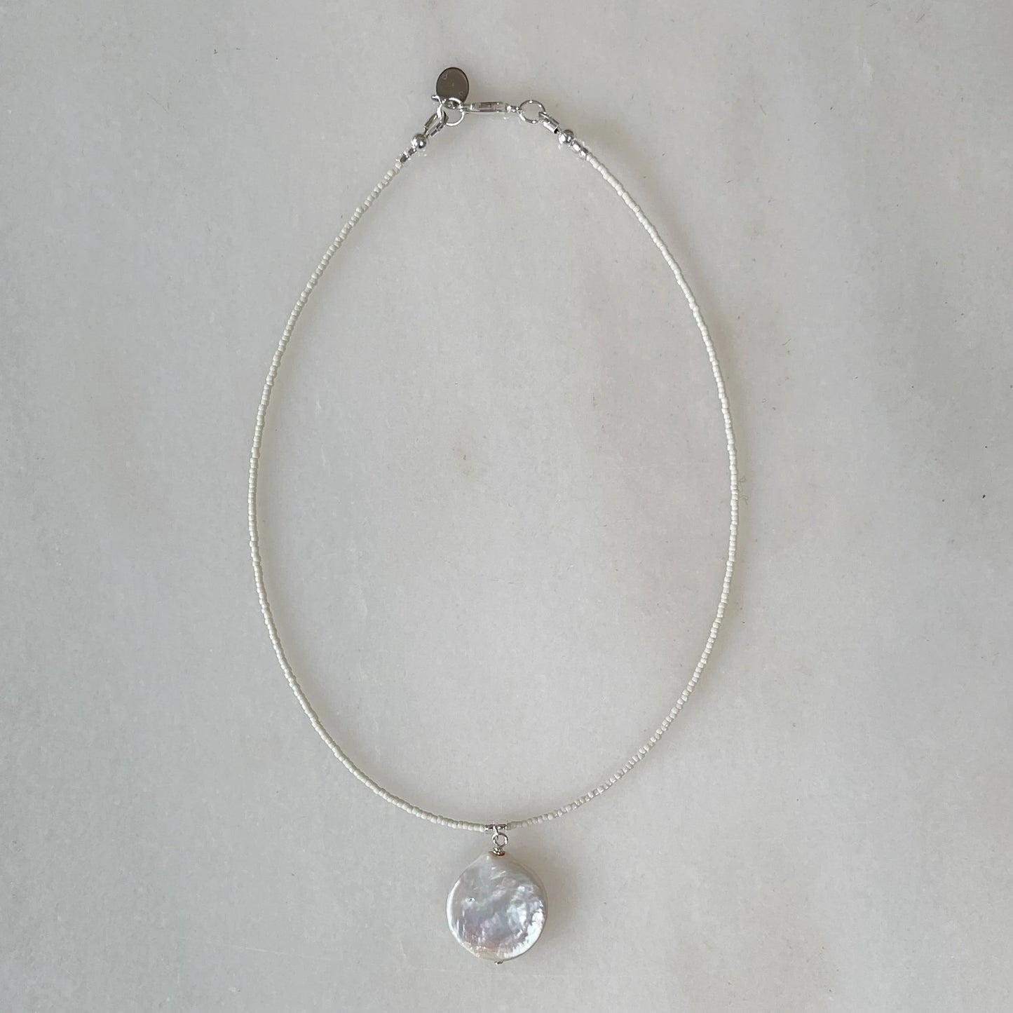 Pearl Coin Necklace