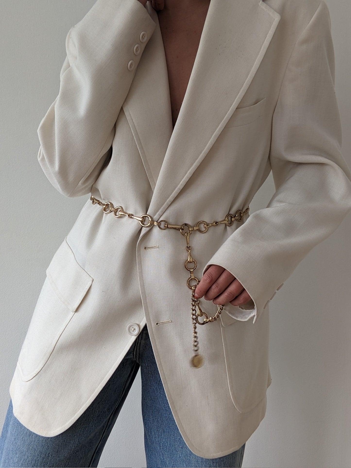 Vintage Gold-Toned Chain Belt