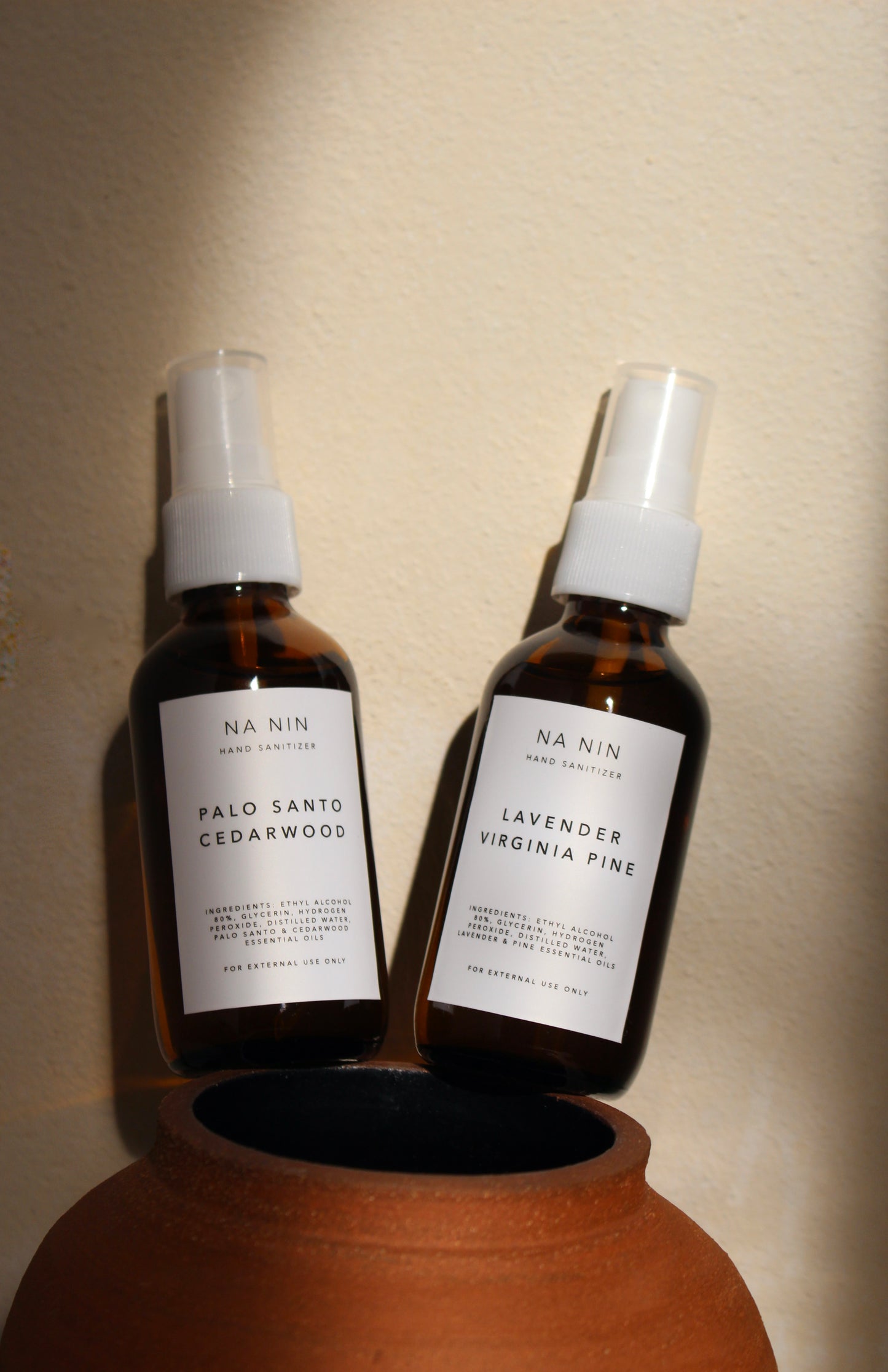 Essential Oil Hand Sanitizer Set