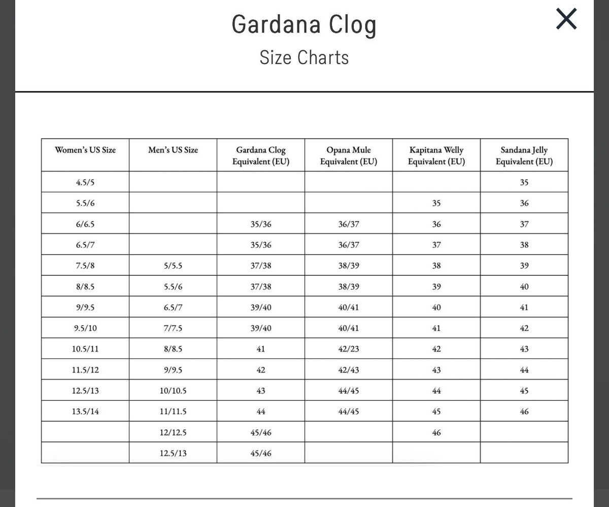 Gardana Clog
