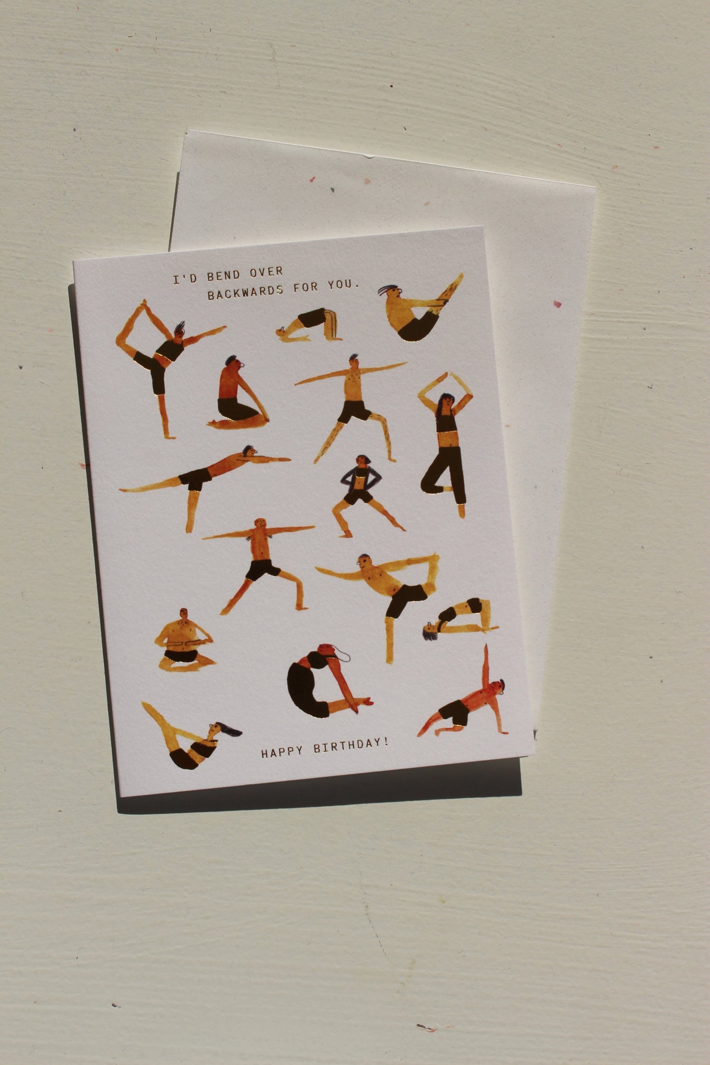 I'd Bend Over Backwards Birthday Card