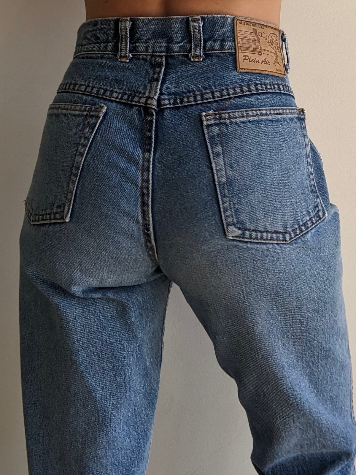 90s Faded High-Rise Denim