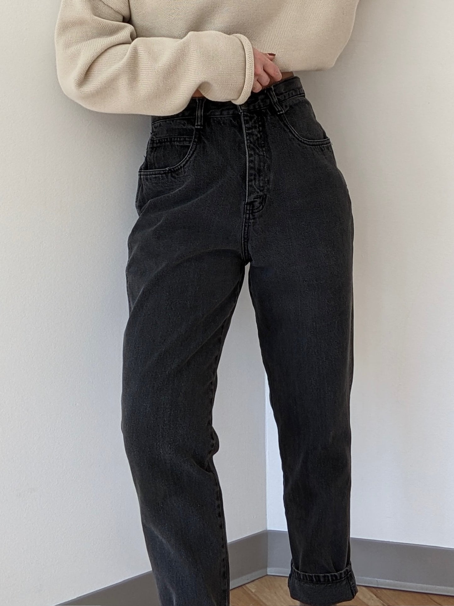 Vintage Bill Blass Black Denim
