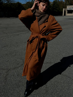 Na Nin Christine Coat Available in Latte and Sienna
