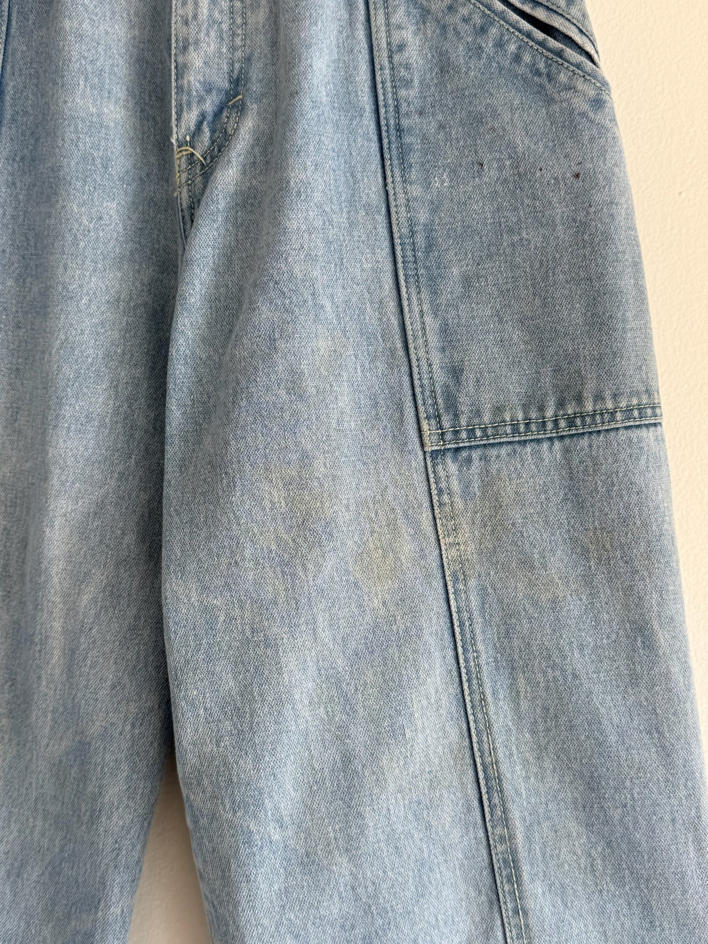 Favorite Vintage Belted Denim Cargo Pants