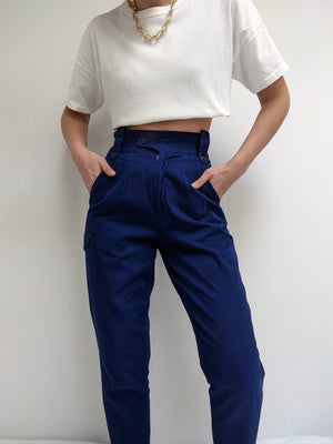 Vintage Sapphire Tapered Cargo Pant