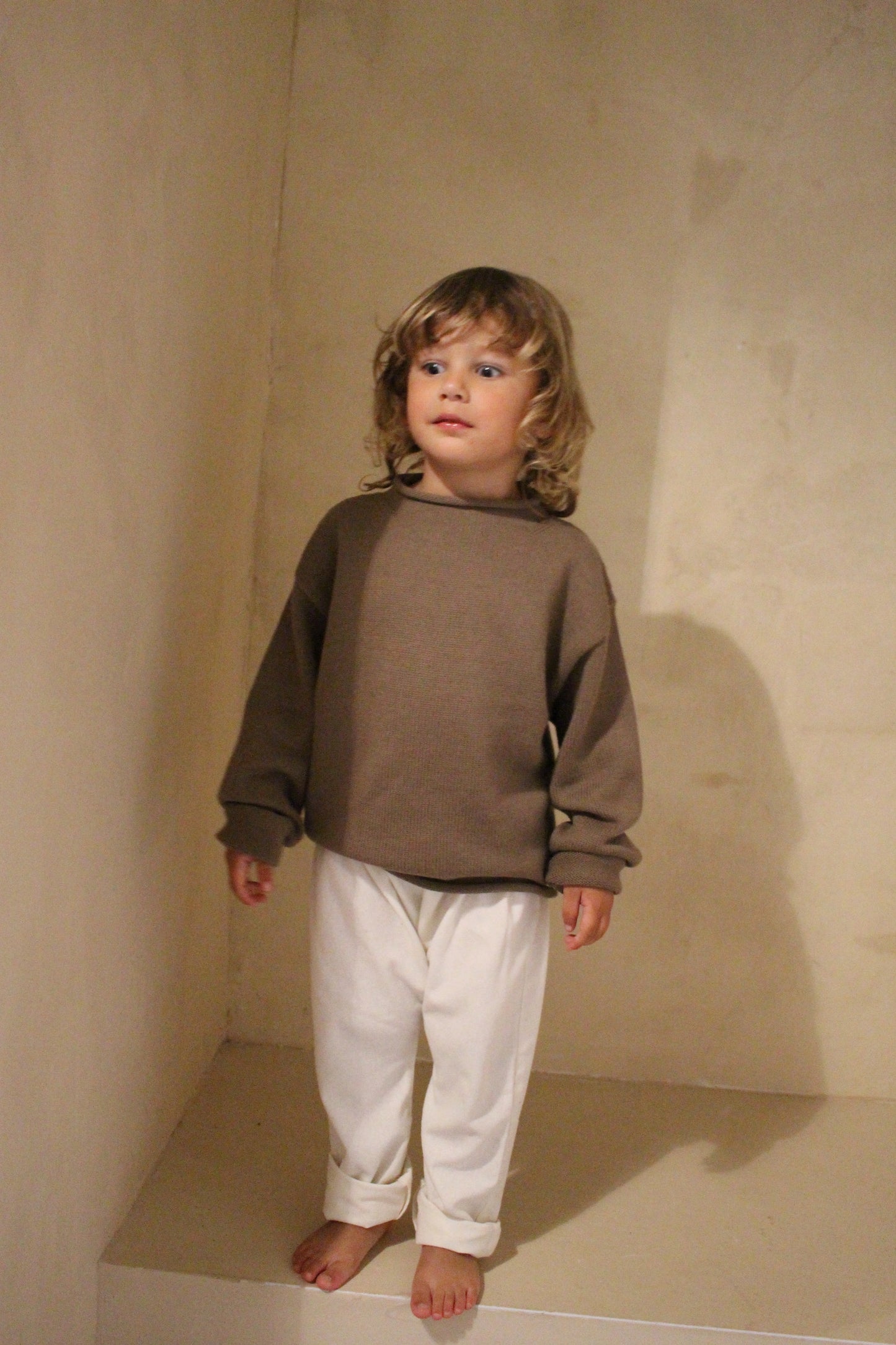 Mini Luca Pima Cotton Pullover