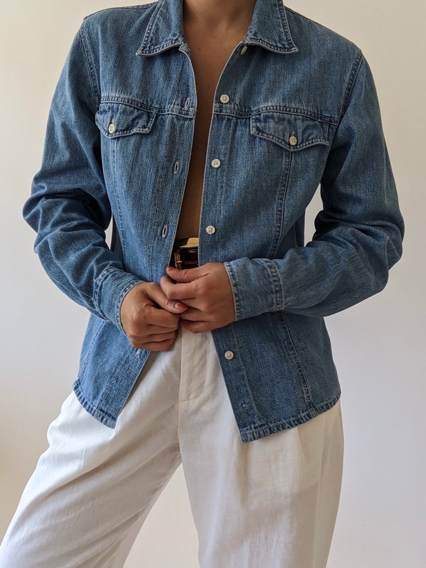 Vintage Tailored Denim Shirt