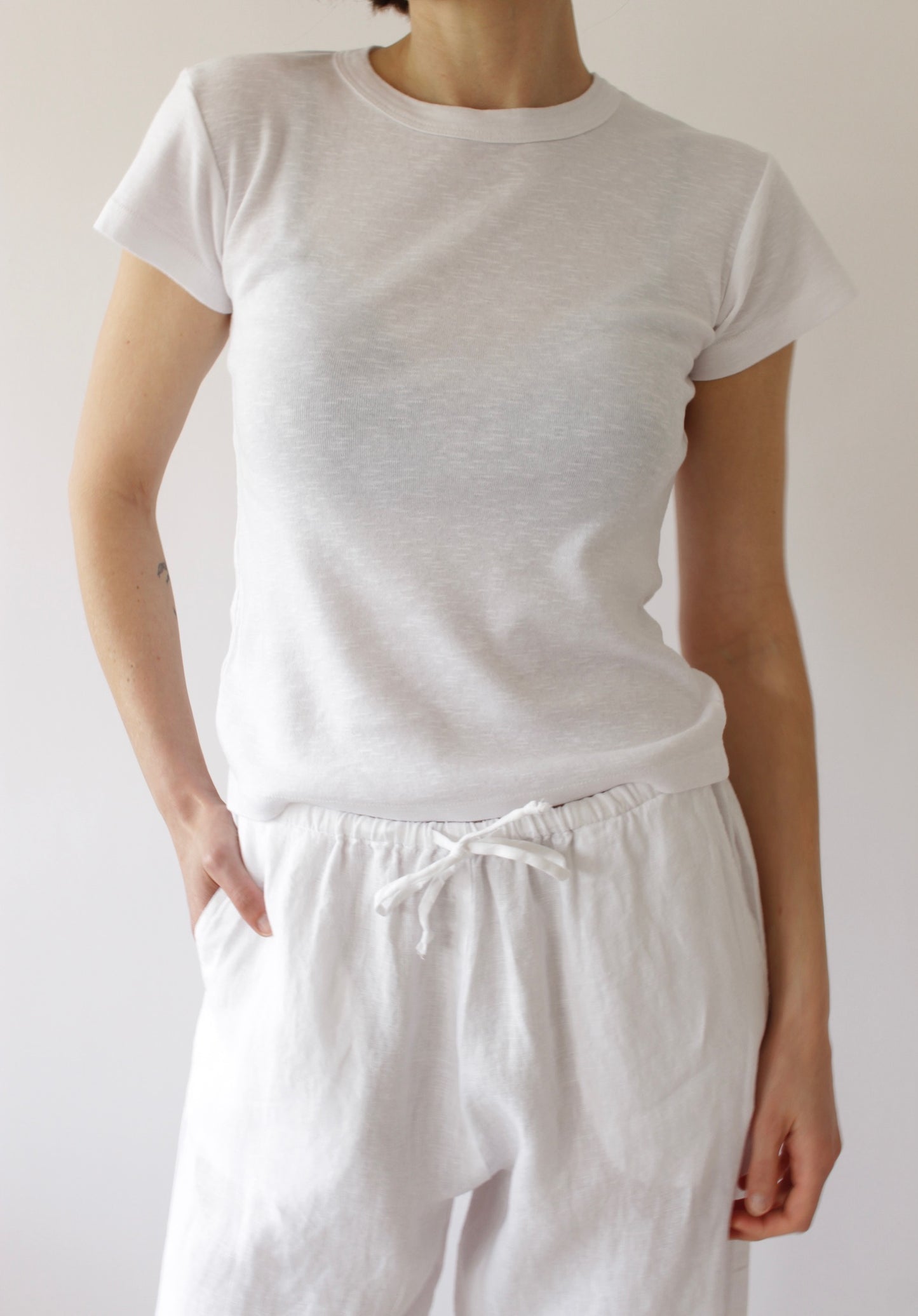 Linen Drawstring Pant