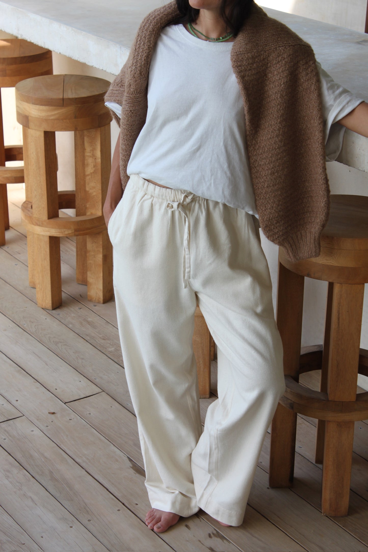 Dimitri Woven Silk Pant