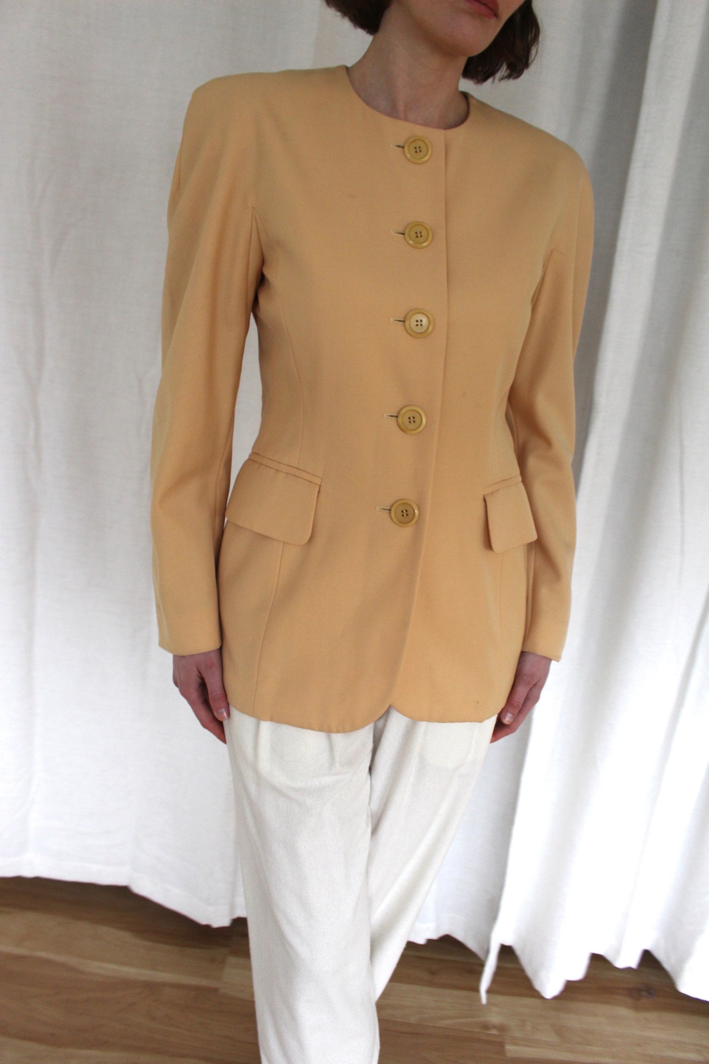 Vintage Escada Marigold Wool Blazer