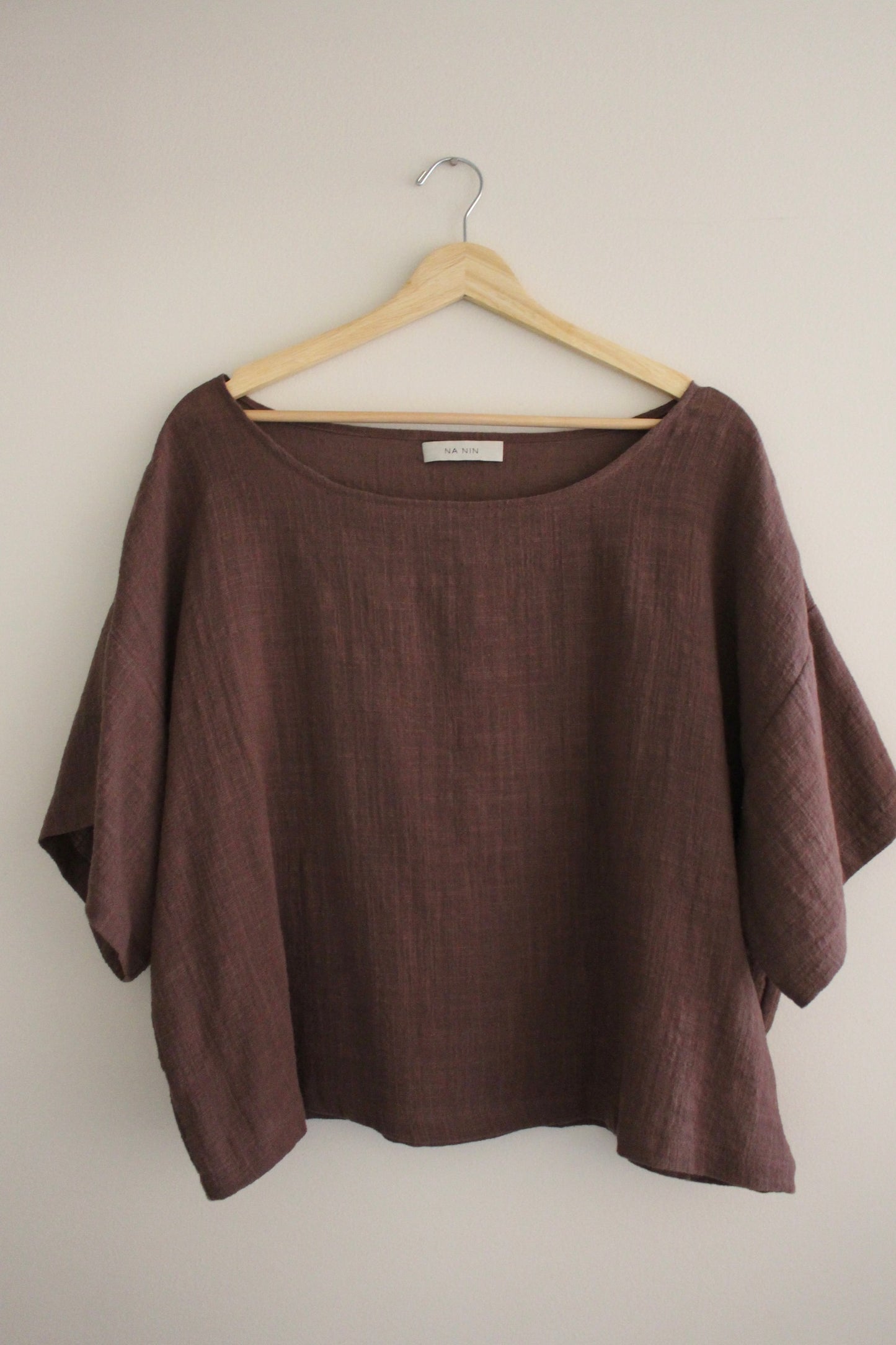 Lenny Cotton Gauze Cropped Tee