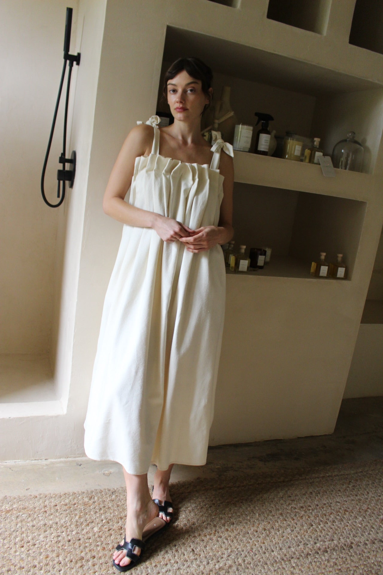 Toni Woven Silk Dress