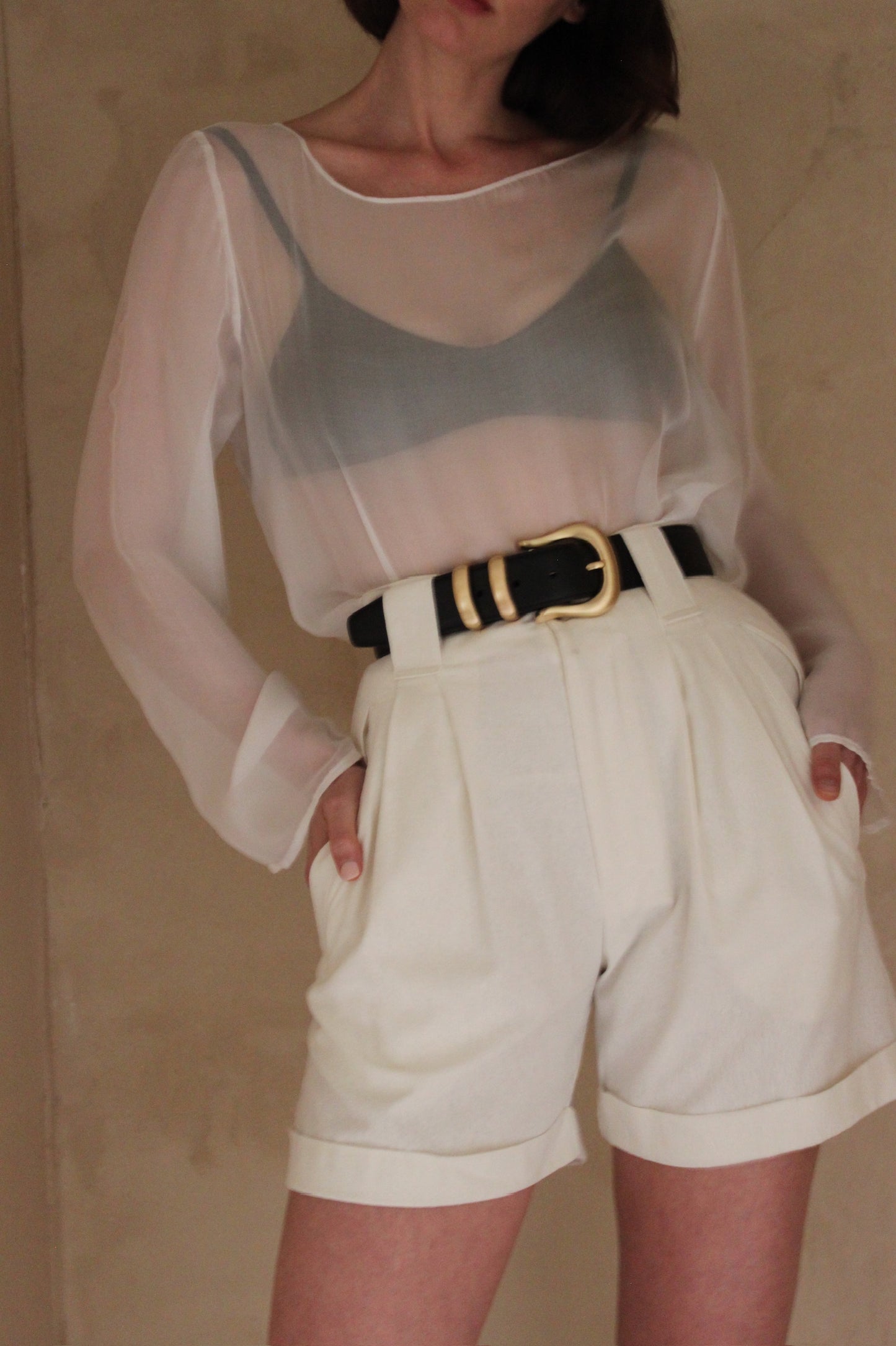 Esme Sheer Silk Blouse