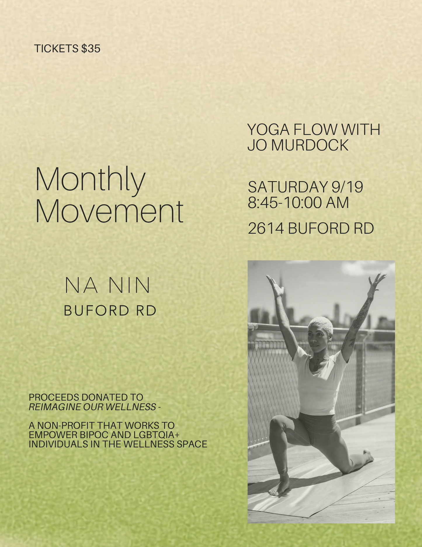 Monthly Movement with Jo Murdock